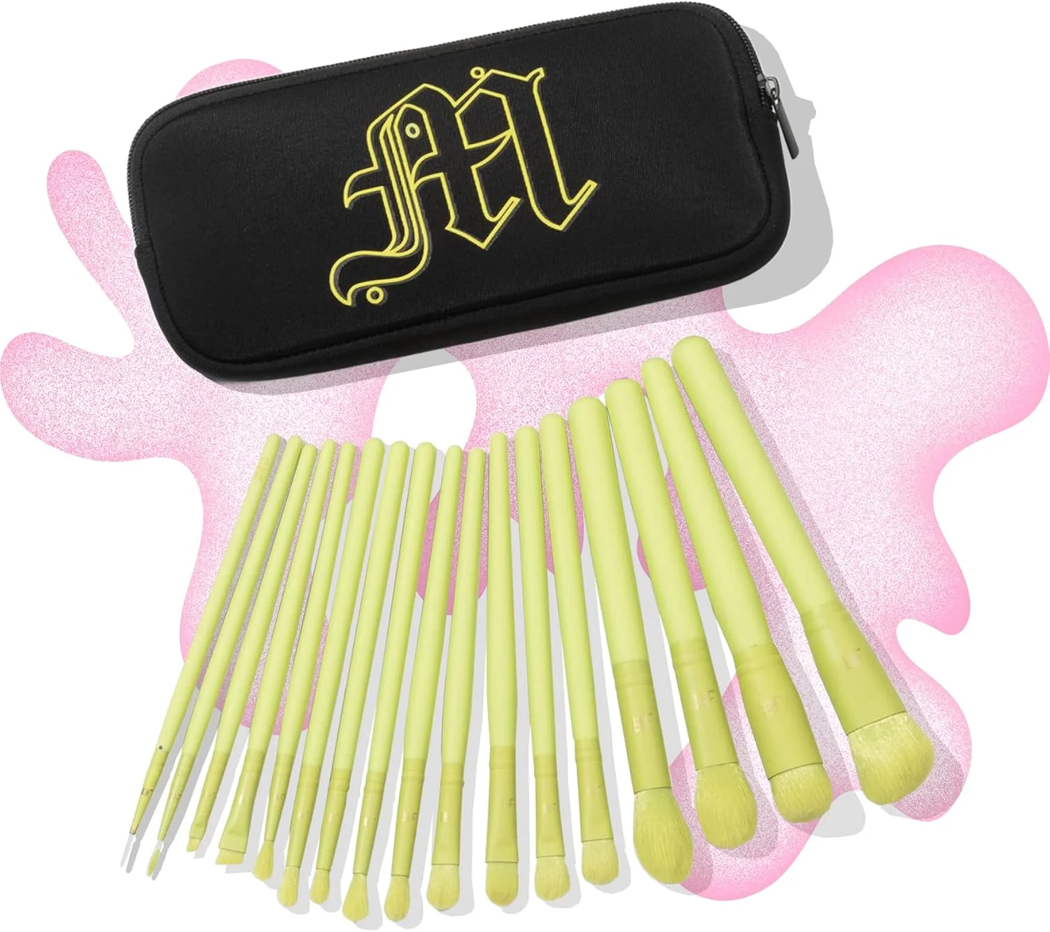 ست ۱۶ تکه برس به همراه کیف مشکی ست ۱۶ تکه برس به همراه کیف مشکی