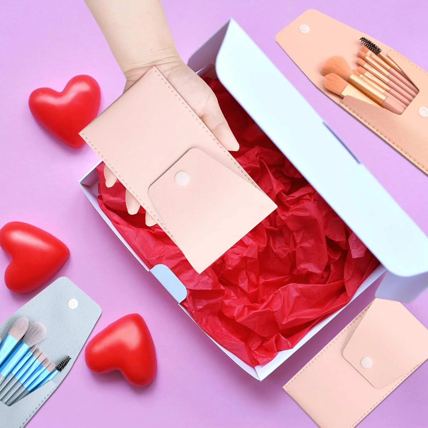 مجموعه 16 عددی برس آرایشی مسافرتی Olutacot، برس های آرایشی صورت با الیاف مصنوعی، هدیه ساقدوش عروس، برس کرم پودر با کیف آرایشی مسافرتی برای عروسی، هدیه جشن عروسی، هدیه مهمانی مجردی (4 رنگ) مجموعه 16 عددی برس آرایشی مسافرتی Olutacot، برس های آرایشی صورت با الیاف مصنوعی، هدیه ساقدوش عروس، برس کرم پودر با کیف آرایشی مسافرتی برای عروسی، هدیه جشن عروسی، هدیه مهمانی مجردی (4 رنگ)