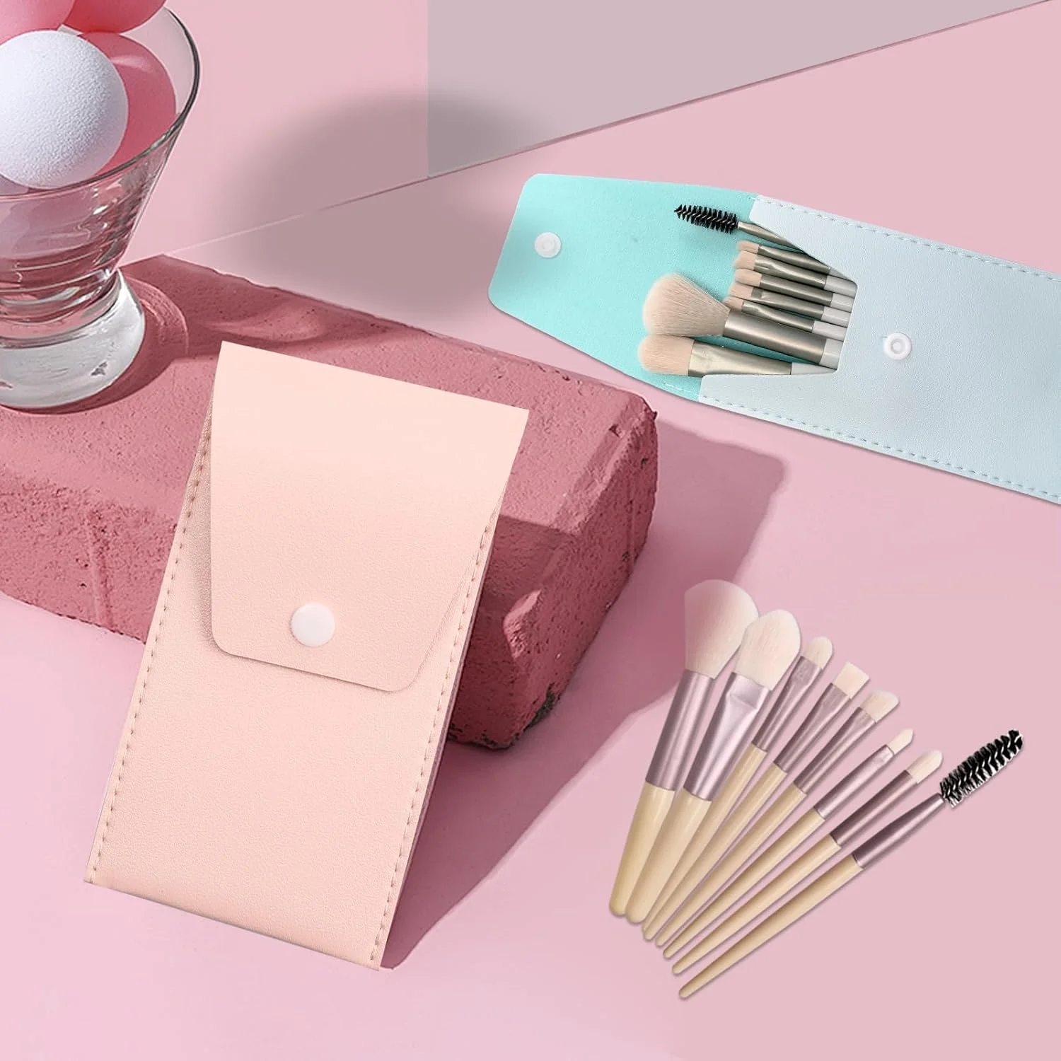 مجموعه 16 عددی برس آرایشی مسافرتی Olutacot، برس های آرایشی صورت با الیاف مصنوعی، هدیه ساقدوش عروس، برس کرم پودر با کیف آرایشی مسافرتی برای عروسی، هدیه جشن عروسی، هدیه مهمانی مجردی (4 رنگ) مجموعه 16 عددی برس آرایشی مسافرتی Olutacot، برس های آرایشی صورت با الیاف مصنوعی، هدیه ساقدوش عروس، برس کرم پودر با کیف آرایشی مسافرتی برای عروسی، هدیه جشن عروسی، هدیه مهمانی مجردی (4 رنگ)