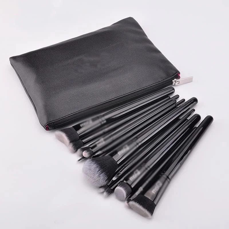 ست 15 عددی برس آرایشی مشکی کلاسیک پودر کرم پودر سایه چشم موی مصنوعی ست 15 عددی برس آرایشی مشکی کلاسیک پودر کرم پودر سایه چشم موی مصنوعی