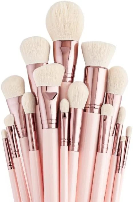 ست برس آرایشی 15 تکه مخصوص صورت