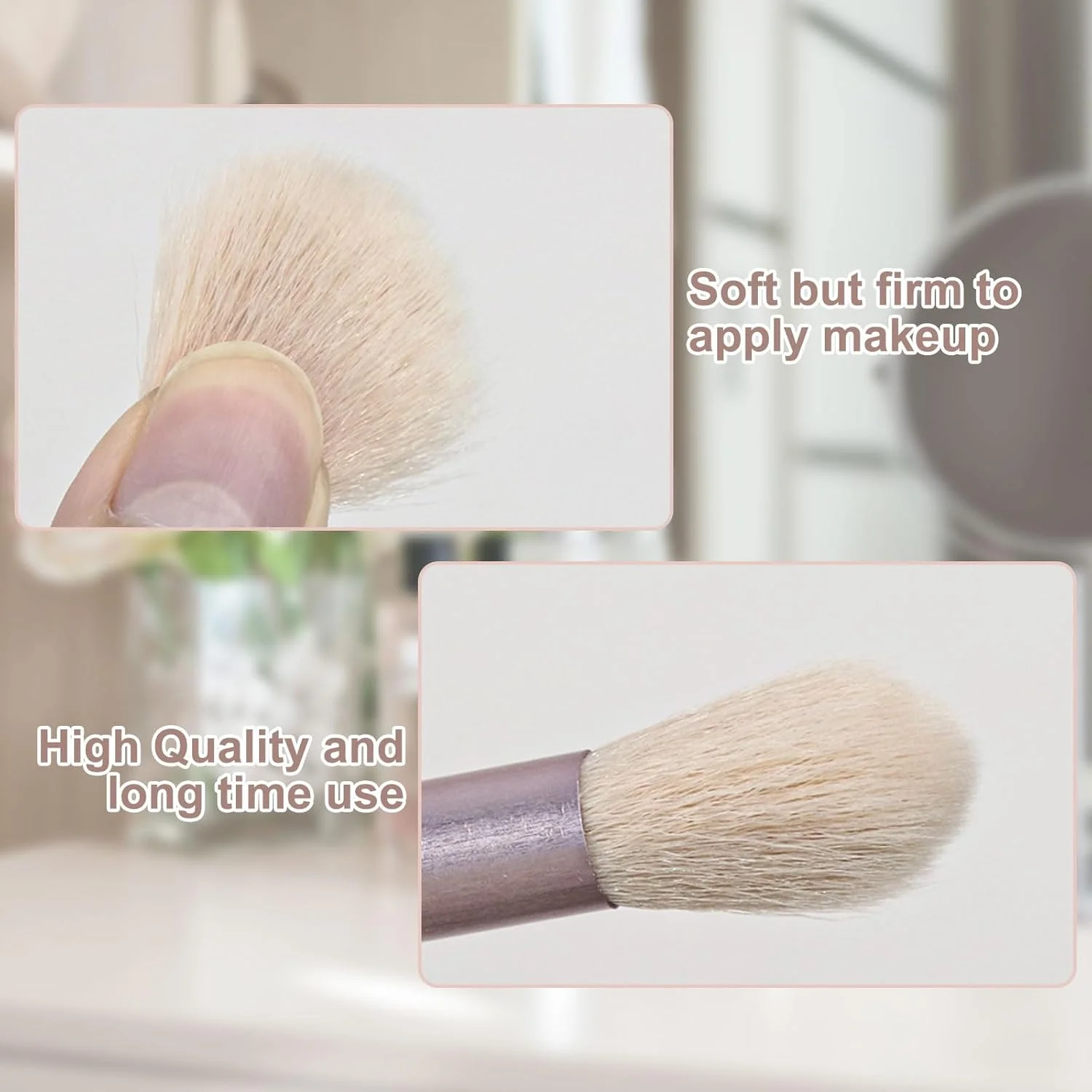 ست 15 عددی برس آرایشی مسافرتی، برس های کوچک آرایش صورت به همراه کیف، مناسب مهمانی ها، عروسی، جشن نامزدی، هدیه ساقدوش عروس و هدیه جشن مجردی (بژ عاجی، 15 تکه) ست 15 عددی برس آرایشی مسافرتی، برس های کوچک آرایش صورت به همراه کیف، مناسب مهمانی ها، عروسی، جشن نامزدی، هدیه ساقدوش عروس و هدیه جشن مجردی (بژ عاجی، 15 تکه)