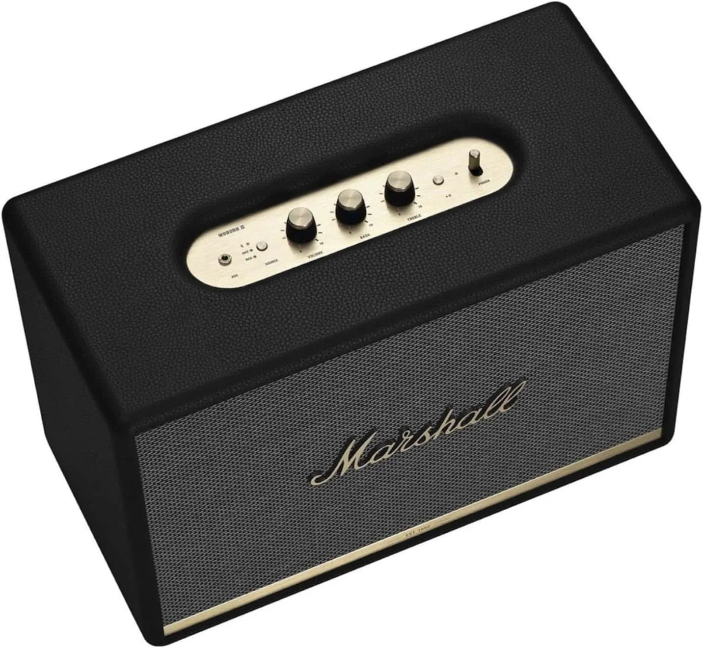 اسپیکر بلوتوثی بی سیم مارشال Woburn II، مشکی، نو - 1002489 اسپیکر بلوتوثی بی سیم مارشال Woburn II، مشکی، نو - 1002489