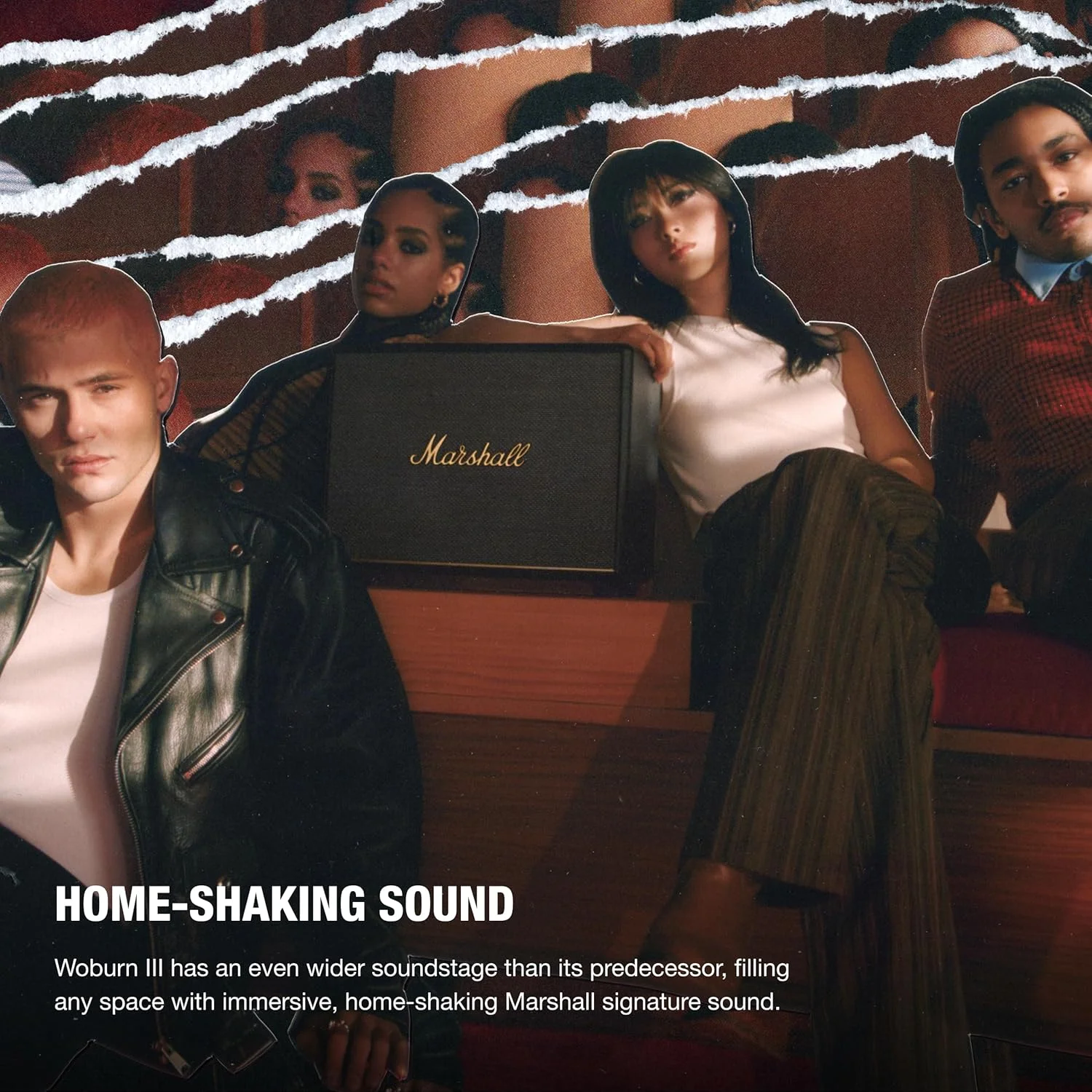 اسپیکر بی سیم خانگی پریمیوم 120 واتی مارشال Woburn III با بلوتوث 5.2 و ورودی های متعدد - از صدای منحصر به فرد مارشال لذت ببرید | مشکی اسپیکر بی سیم خانگی پریمیوم 120 واتی مارشال Woburn III با بلوتوث 5.2 و ورودی های متعدد - از صدای منحصر به فرد مارشال لذت ببرید | مشکی