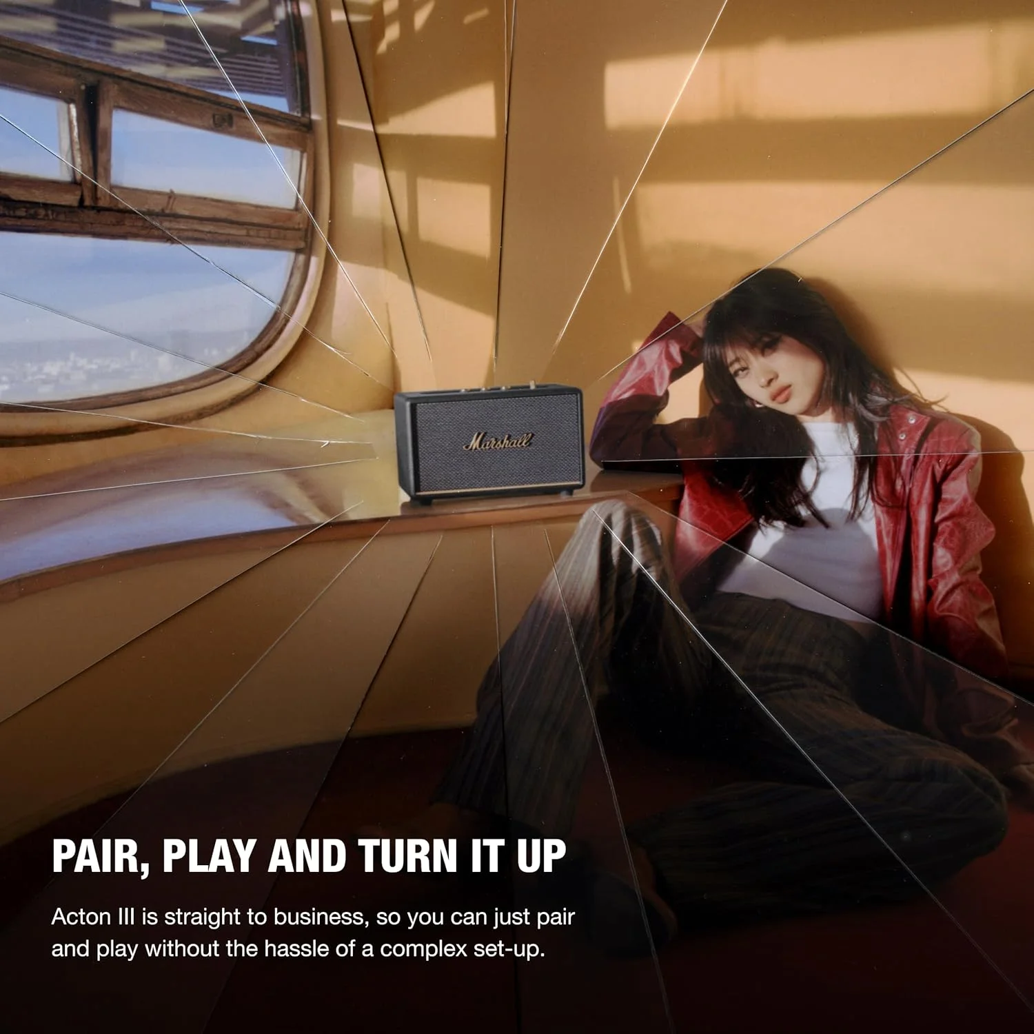 اسپیکر بلوتوثی مارشال Acton III، بی سیم - مشکی اسپیکر بلوتوثی مارشال Acton III، بی سیم - مشکی