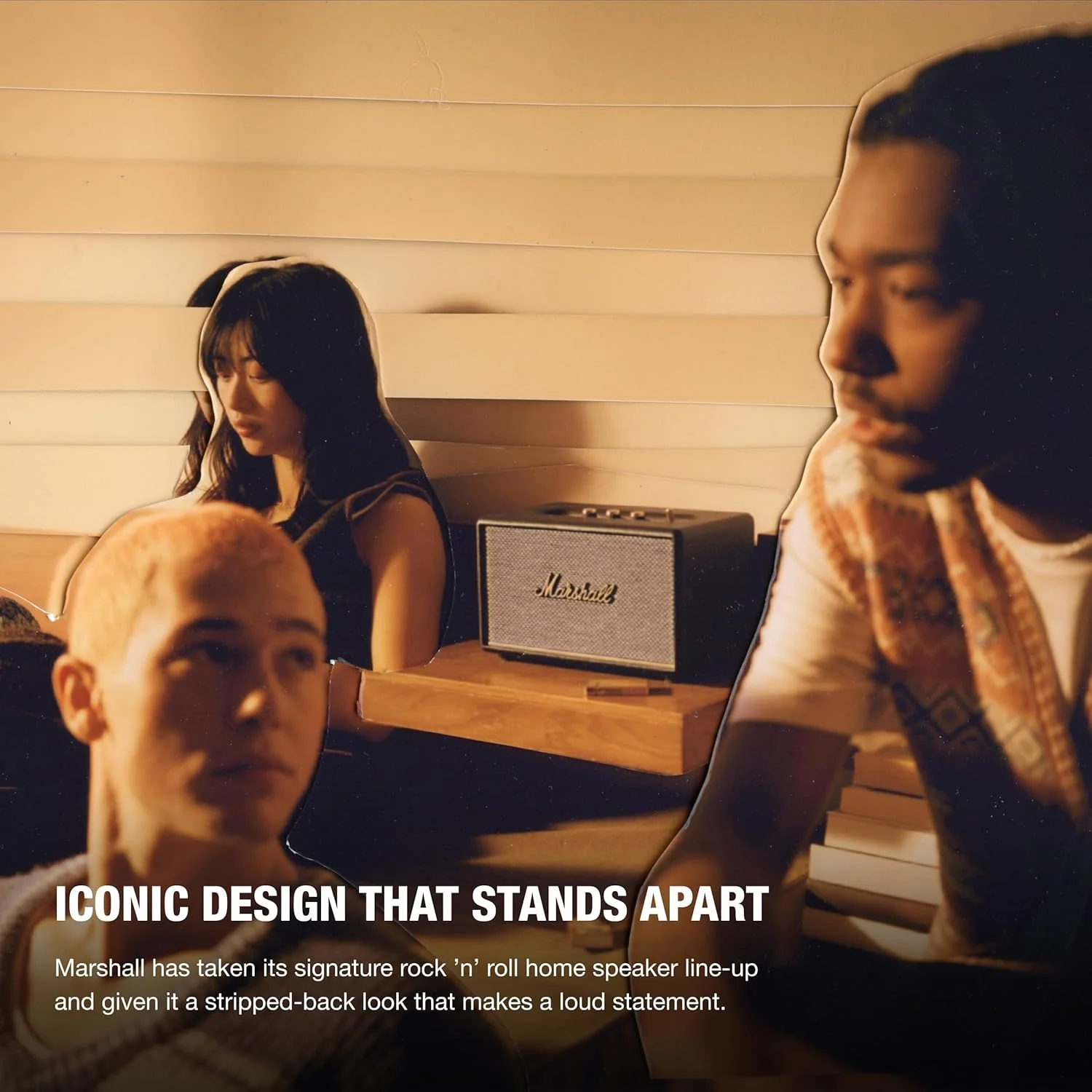 اسپیکر بلوتوثی مارشال Acton III، بی سیم - مشکی اسپیکر بلوتوثی مارشال Acton III، بی سیم - مشکی