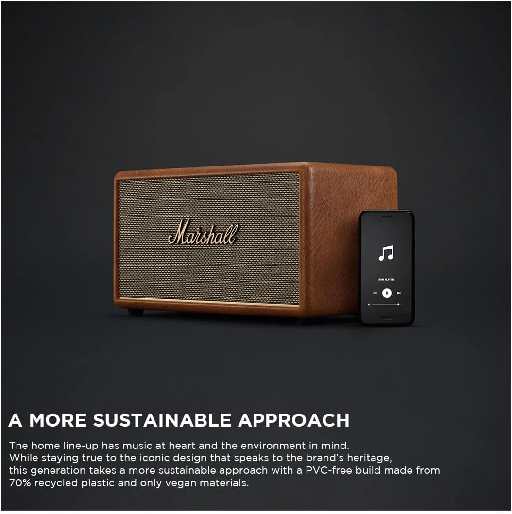 اسپیکر بیسیم خانگی مارشال Stanmore III 50W با بلوتوث 5.2 و ورودیهای متعدد - لذت بردن از صدای مارشال (قهوهای) اسپیکر بیسیم خانگی مارشال Stanmore III 50W با بلوتوث 5.2 و ورودیهای متعدد - لذت بردن از صدای مارشال (قهوهای)