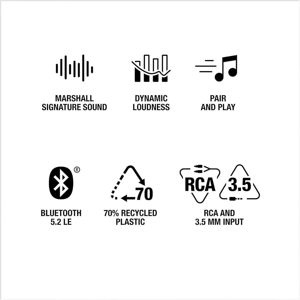 اسپیکر بیسیم خانگی مارشال Stanmore III 50W با بلوتوث 5.2 و ورودیهای متعدد - لذت بردن از صدای مارشال (قهوهای) اسپیکر بیسیم خانگی مارشال Stanmore III 50W با بلوتوث 5.2 و ورودیهای متعدد - لذت بردن از صدای مارشال (قهوهای)
