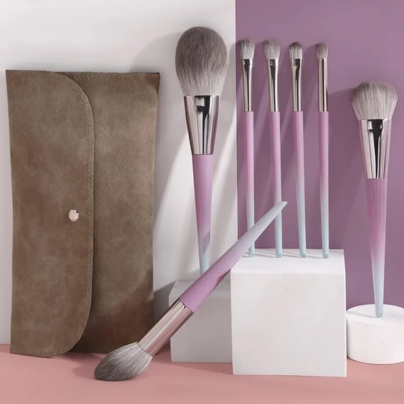 ست 12 عددی برس آرایشی، شامل برسهای بزرگ پودر فیکس، کرم پودر، هایلایتر، کانتور، سایه چشم، ابرو با موهای نرم ست 12 عددی برس آرایشی، شامل برسهای بزرگ پودر فیکس، کرم پودر، هایلایتر، کانتور، سایه چشم، ابرو با موهای نرم