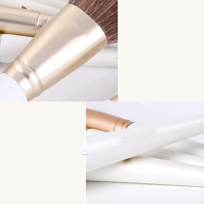 ست 12 عددی برس آرایشی، پودر آرایشی، سایه چشم، کرم پودر، رژگونه، ابزار برس آرایشی به سبک چینی