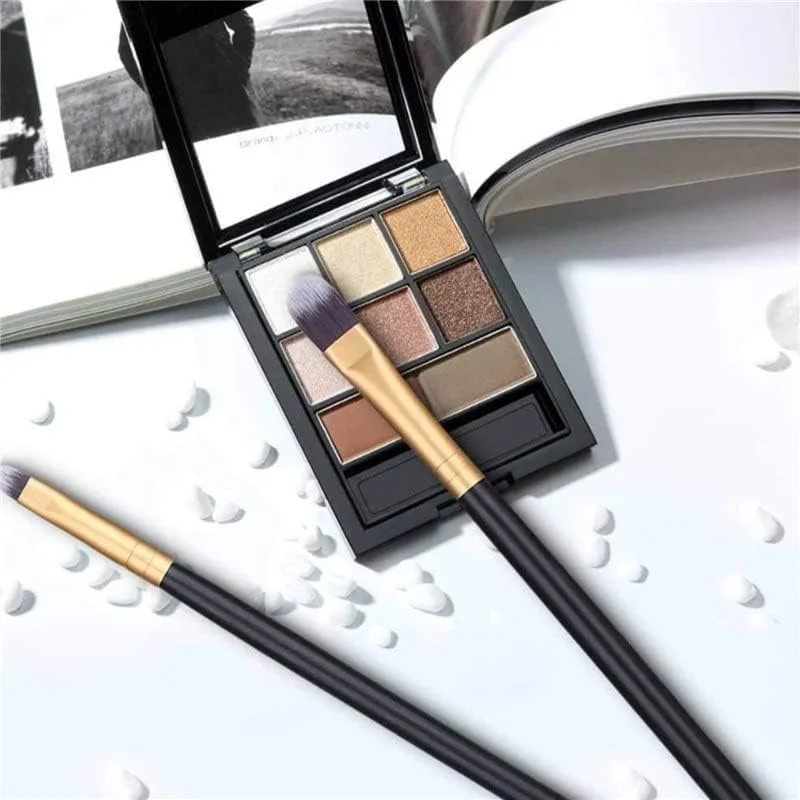 ست 12 عددی برس آرایشی سایه چشم، کانسیلر، ترکیب سایه چشم، خط چشم، برس آرایشی رزگلد ست 12 عددی برس آرایشی سایه چشم، کانسیلر، ترکیب سایه چشم، خط چشم، برس آرایشی رزگلد