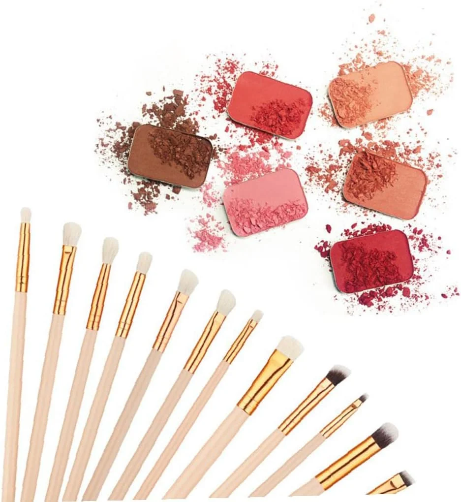 ست 12 عددی برس آرایش چشم، برس حرفه ای چشم، برس سایه چشم، برس ابرو، خط چشم، هایلایتر، کانسیلر ضروری با کیفیت بالا (بژ) ست 12 عددی برس آرایش چشم، برس حرفه ای چشم، برس سایه چشم، برس ابرو، خط چشم، هایلایتر، کانسیلر ضروری با کیفیت بالا (بژ)