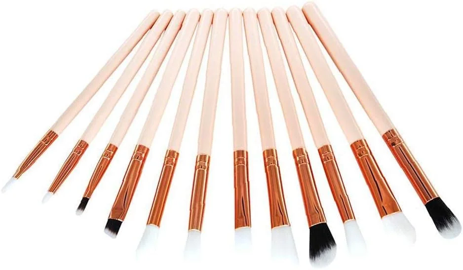 ست 12 عددی برس آرایش چشم، برس حرفه ای چشم، برس سایه چشم، برس ابرو، خط چشم، هایلایتر، کانسیلر ضروری با کیفیت بالا (بژ) ست 12 عددی برس آرایش چشم، برس حرفه ای چشم، برس سایه چشم، برس ابرو، خط چشم، هایلایتر، کانسیلر ضروری با کیفیت بالا (بژ)