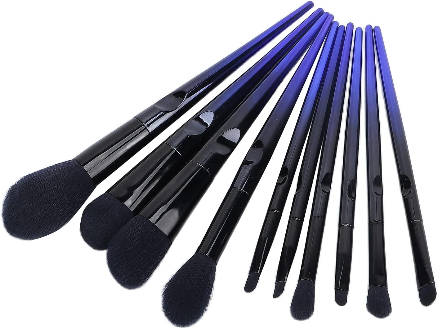 ست برس آرایشی حرفه ای 10 عددی، شامل برس های سایه چشم و رژگونه، موهای نرم و قابل حمل، عالی برای استفاده در خانه و مسافرت، طراحی دسته ارگونومیک ست برس آرایشی حرفه ای 10 عددی، شامل برس های سایه چشم و رژگونه، موهای نرم و قابل حمل، عالی برای استفاده در خانه و مسافرت، طراحی دسته ارگونومیک