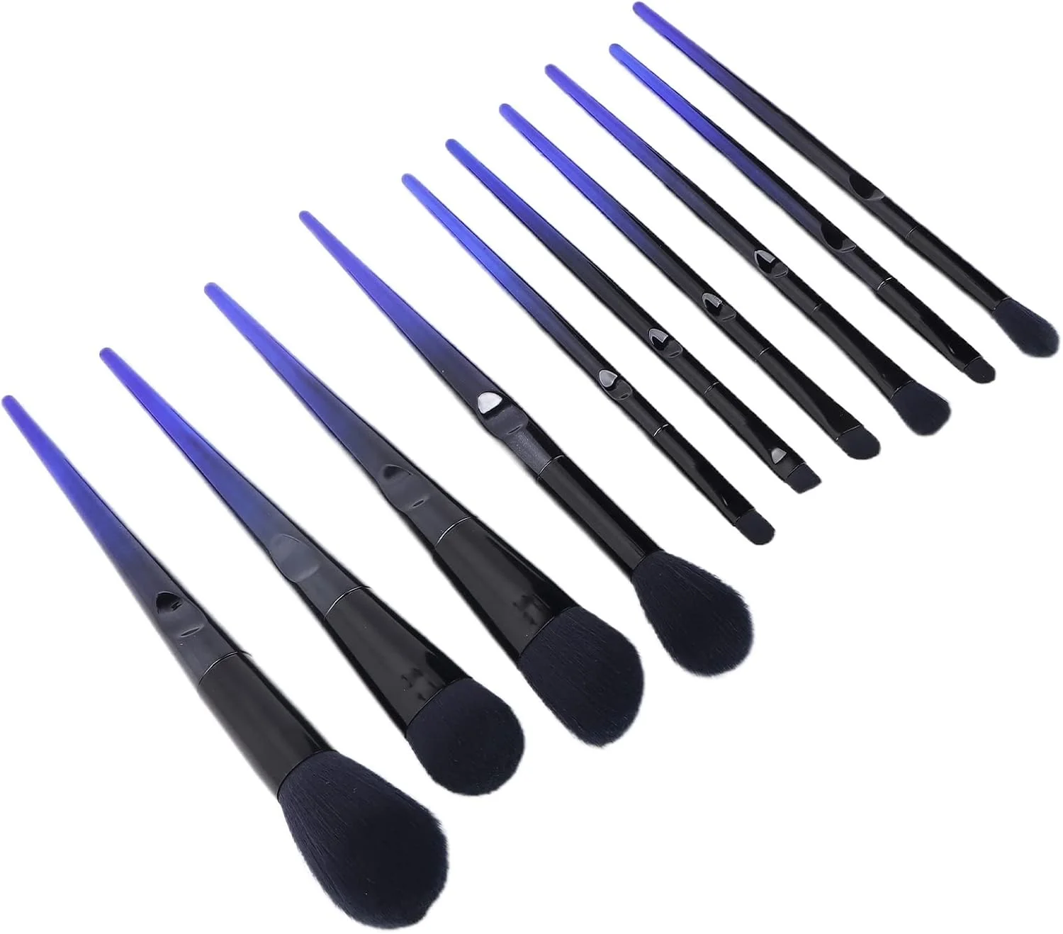 ست برس آرایشی حرفه ای 10 عددی، شامل برس های سایه چشم و رژگونه، موهای نرم و قابل حمل، عالی برای استفاده در خانه و مسافرت، طراحی دسته ارگونومیک ست برس آرایشی حرفه ای 10 عددی، شامل برس های سایه چشم و رژگونه، موهای نرم و قابل حمل، عالی برای استفاده در خانه و مسافرت، طراحی دسته ارگونومیک