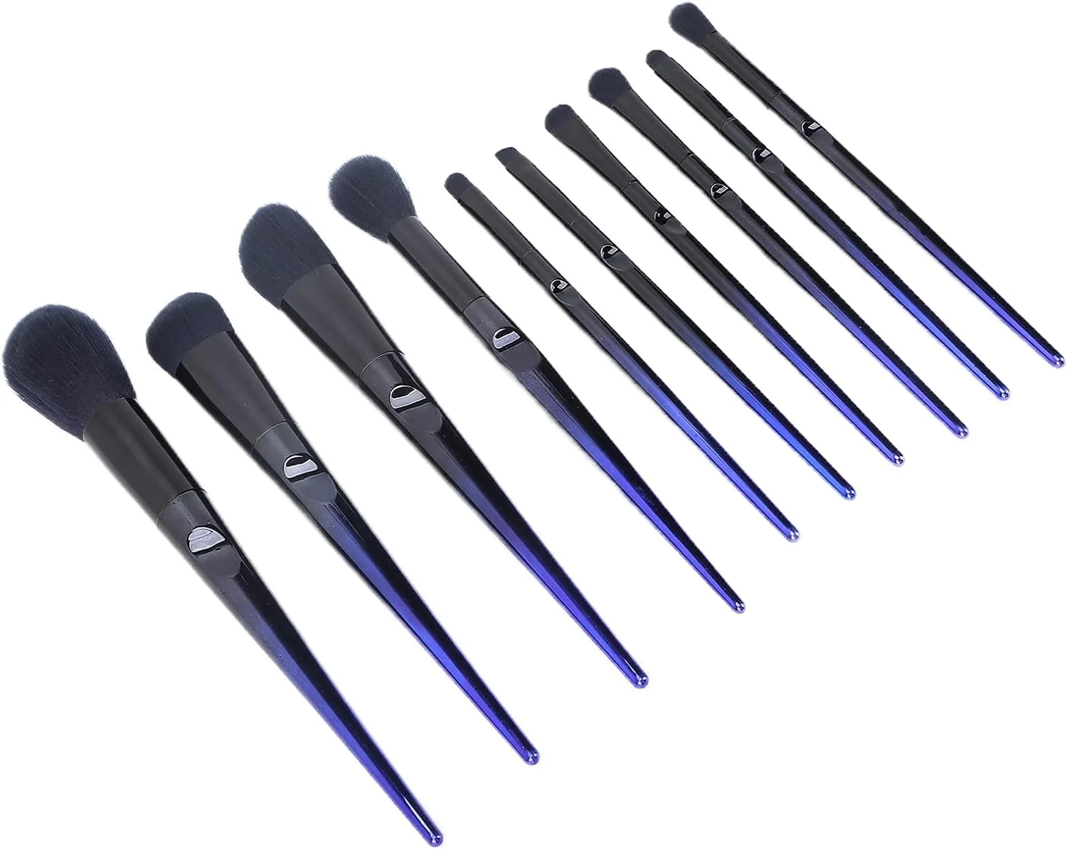 ست برس آرایشی حرفه ای 10 عددی، شامل برس های سایه چشم و رژگونه، موهای نرم و قابل حمل، عالی برای استفاده در خانه و مسافرت، طراحی دسته ارگونومیک ست برس آرایشی حرفه ای 10 عددی، شامل برس های سایه چشم و رژگونه، موهای نرم و قابل حمل، عالی برای استفاده در خانه و مسافرت، طراحی دسته ارگونومیک