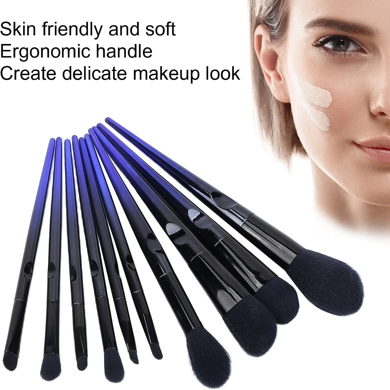 ست برس آرایشی حرفه ای 10 عددی، شامل برس های سایه چشم و رژگونه، موهای نرم و قابل حمل، عالی برای استفاده در خانه و مسافرت، طراحی دسته ارگونومیک ست برس آرایشی حرفه ای 10 عددی، شامل برس های سایه چشم و رژگونه، موهای نرم و قابل حمل، عالی برای استفاده در خانه و مسافرت، طراحی دسته ارگونومیک