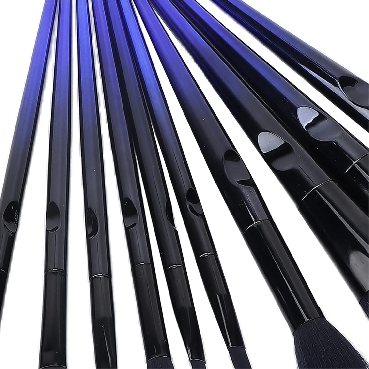 ست برس آرایشی 10 عددی سایه چشم و رژگونه، برس آرایشی نرم و قابل حمل حرفه ای، ابزار آرایش برای زنان ست برس آرایشی 10 عددی سایه چشم و رژگونه، برس آرایشی نرم و قابل حمل حرفه ای، ابزار آرایش برای زنان