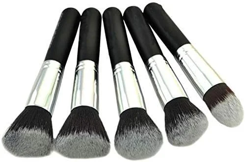 ست 10 عددی برس آرایشی برای صورت، چشم ها، سایه چشم، خط چشم، کرم پودر، رژگونه، لب، برنزر، مشکی ست 10 عددی برس آرایشی برای صورت، چشم ها، سایه چشم، خط چشم، کرم پودر، رژگونه، لب، برنزر، مشکی