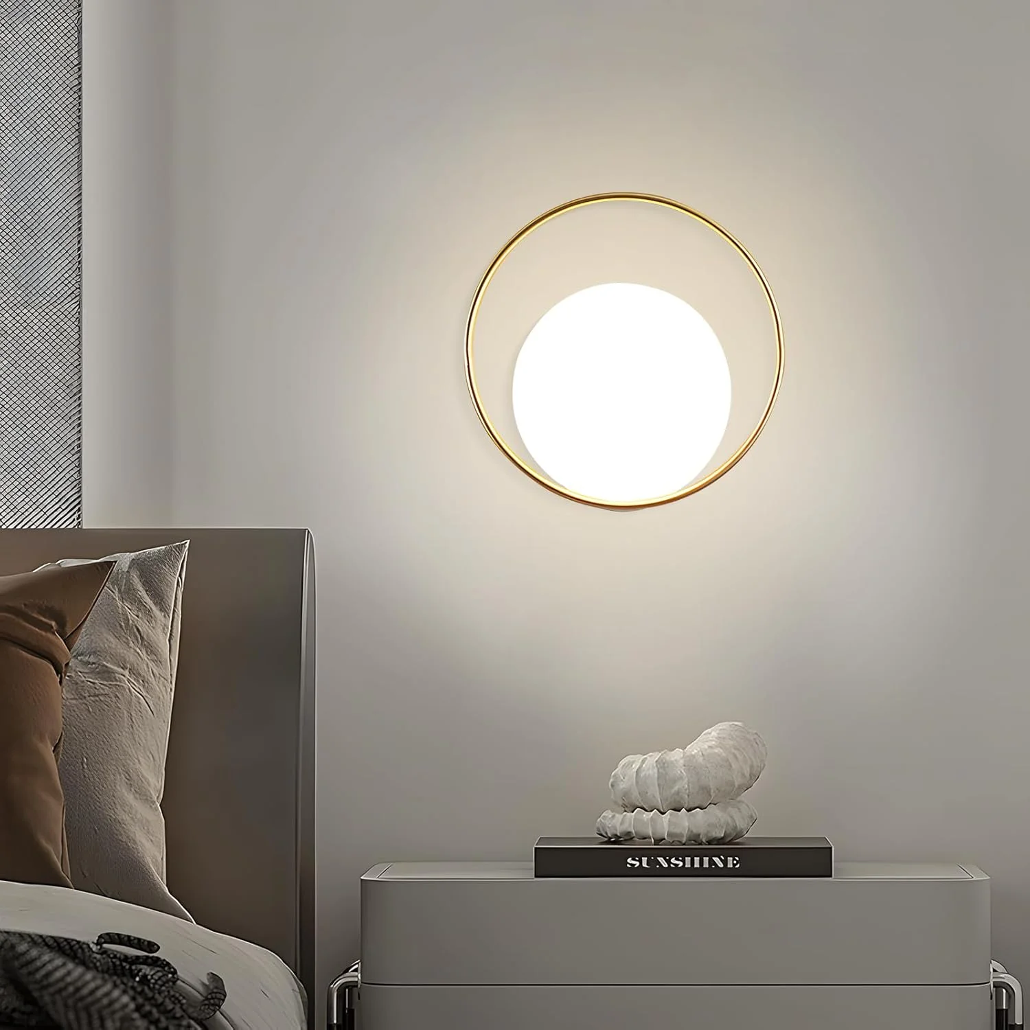 چراغ دیواری LED نوردیک داخلی YT YATAI LIGHTING، چراغ دیواری دکوراسیون داخلی منزل، چراغ روشنایی کم نور 3 رنگ، چراغ دیواری کنار تخت خواب مدرن برای اتاق نشیمن، راهرو و سرسرا چراغ دیواری LED نوردیک داخلی YT YATAI LIGHTING، چراغ دیواری دکوراسیون داخلی منزل، چراغ روشنایی کم نور 3 رنگ، چراغ دیواری کنار تخت خواب مدرن برای اتاق نشیمن، راهرو و سرسرا