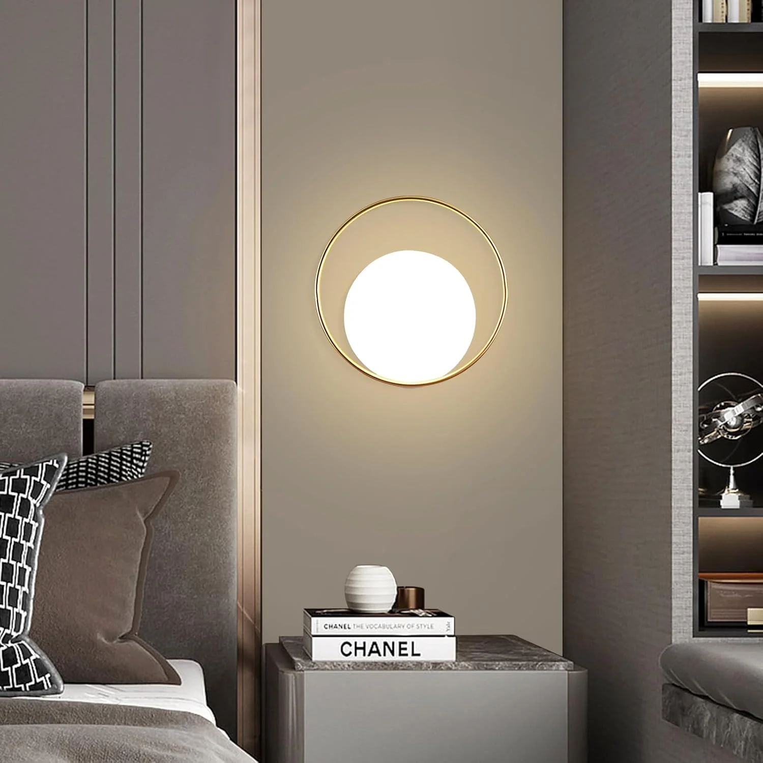 چراغ دیواری LED نوردیک داخلی YT YATAI LIGHTING، چراغ دیواری دکوراسیون داخلی منزل، چراغ روشنایی کم نور 3 رنگ، چراغ دیواری کنار تخت خواب مدرن برای اتاق نشیمن، راهرو و سرسرا چراغ دیواری LED نوردیک داخلی YT YATAI LIGHTING، چراغ دیواری دکوراسیون داخلی منزل، چراغ روشنایی کم نور 3 رنگ، چراغ دیواری کنار تخت خواب مدرن برای اتاق نشیمن، راهرو و سرسرا