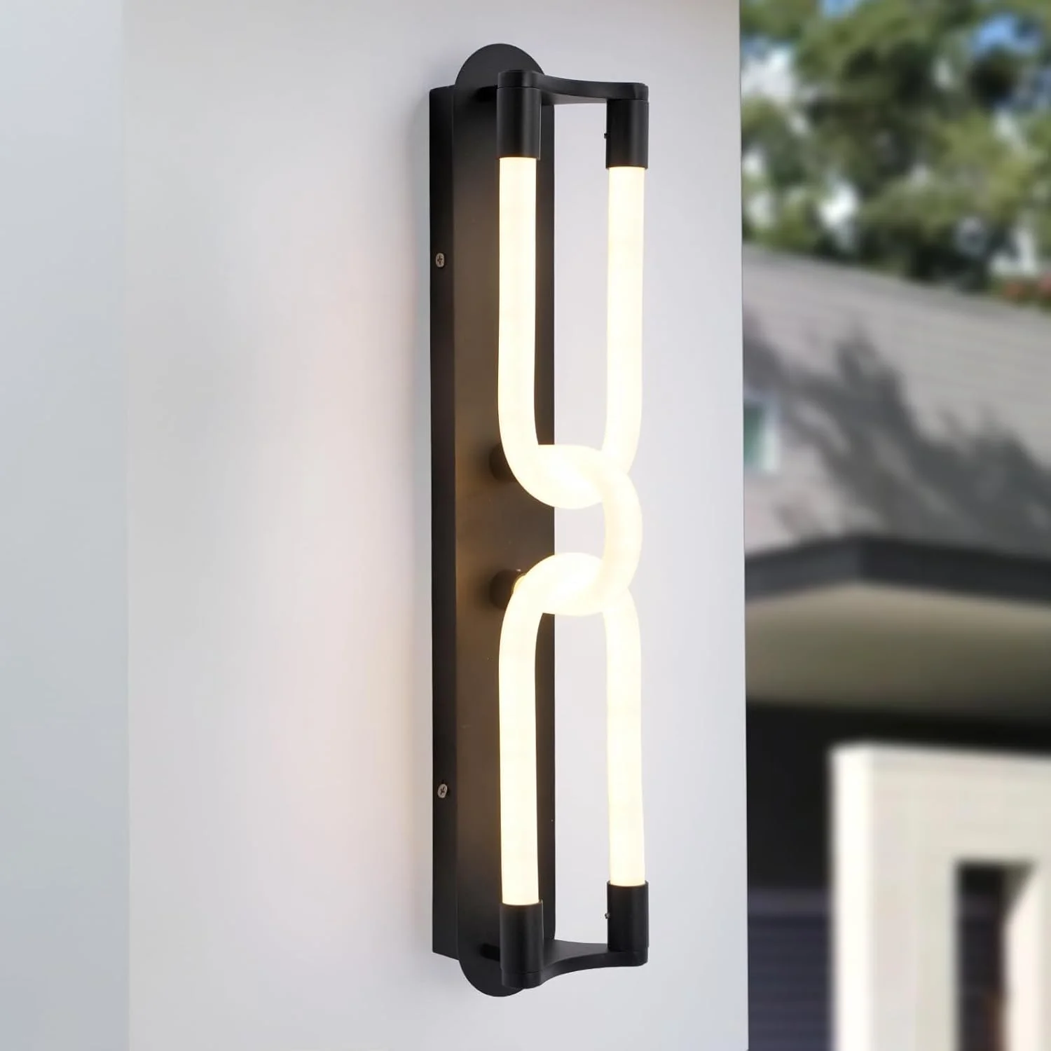 چراغ دیواری ال ای دی مدرن YATAI، چراغ دیواری مشکی 45 سانتی متری با کنترل سوئیچ، کم نور کننده 3 رنگ 18 وات (3000K-6000K) برای اتاق خواب، اتاق نشیمن، کنار آینه، میز آرایش چراغ دیواری ال ای دی مدرن YATAI، چراغ دیواری مشکی 45 سانتی متری با کنترل سوئیچ، کم نور کننده 3 رنگ 18 وات (3000K-6000K) برای اتاق خواب، اتاق نشیمن، کنار آینه، میز آرایش