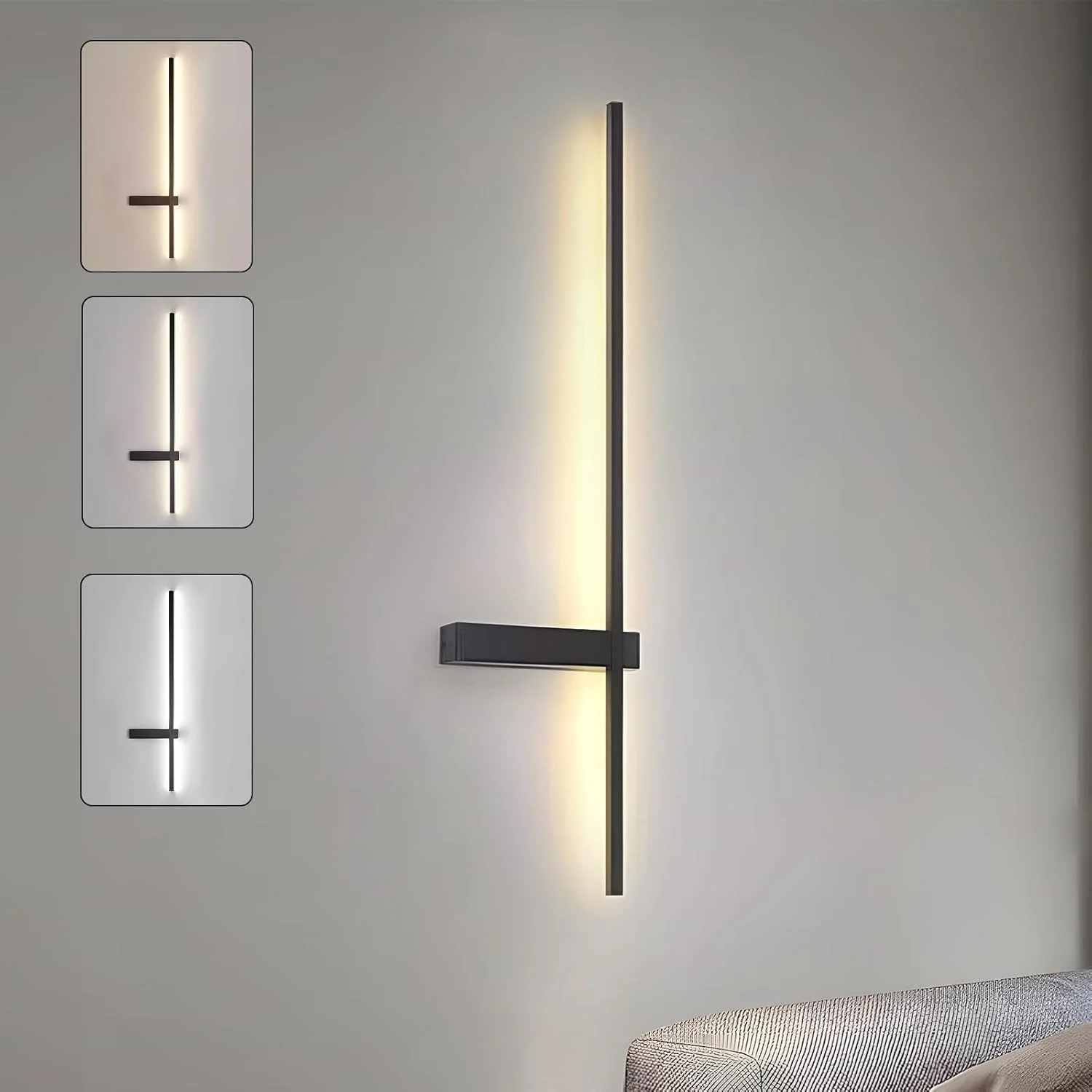 چراغ دیواری مدرن LED مینیمالیستی YATAI برای اتاق خواب، اتاق غذاخوری و کنار آینه، چراغ دیواری LED دیمر شونده داخلی، چراغ نواری بلند آلومینیومی اکریلیک (60 سانتی متر، 10 وات) چراغ دیواری مدرن LED مینیمالیستی YATAI برای اتاق خواب، اتاق غذاخوری و کنار آینه، چراغ دیواری LED دیمر شونده داخلی، چراغ نواری بلند آلومینیومی اکریلیک (60 سانتی متر، 10 وات)