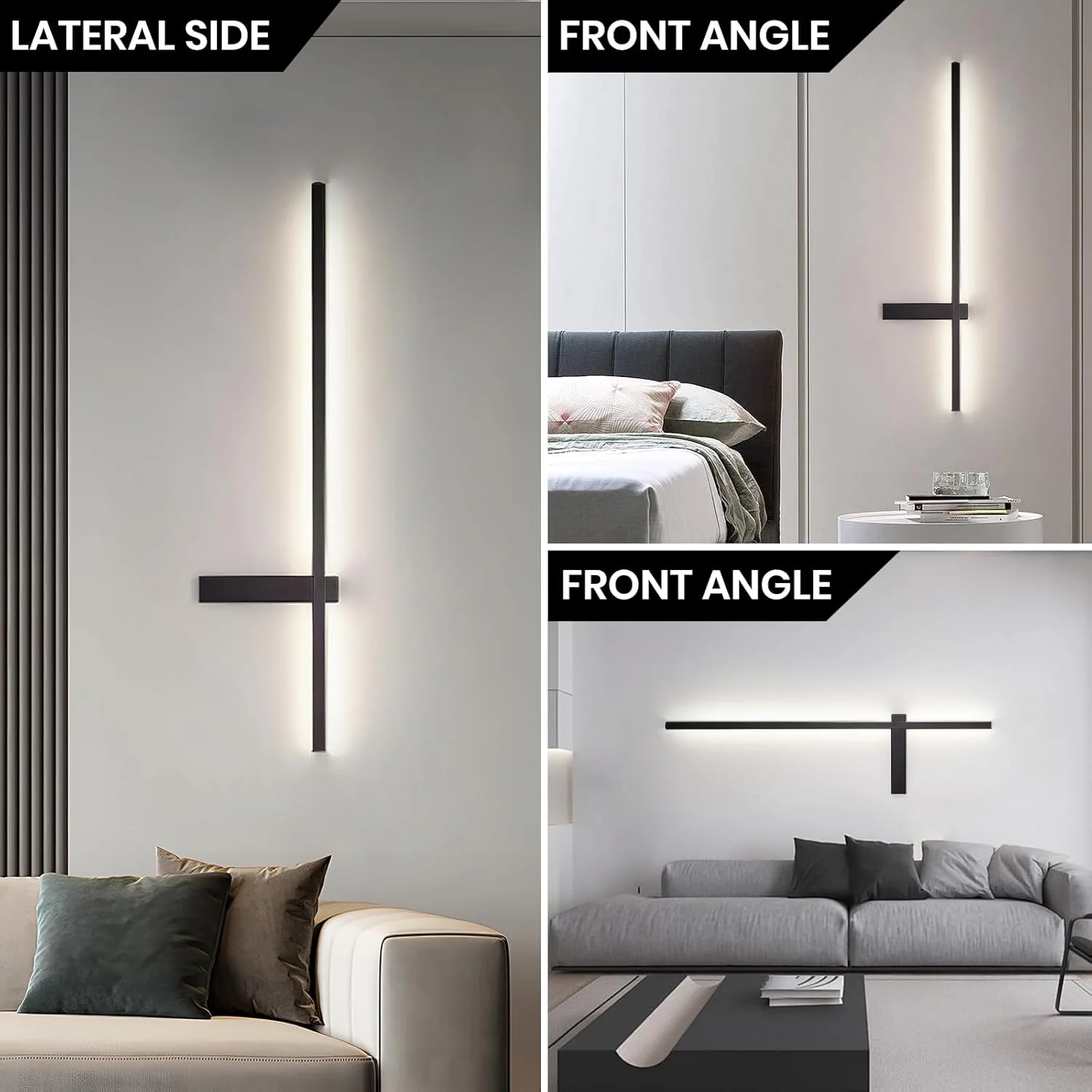 چراغ دیواری مدرن LED مینیمالیستی YATAI برای اتاق خواب، اتاق غذاخوری و کنار آینه، چراغ دیواری LED دیمر شونده داخلی، چراغ نواری بلند آلومینیومی اکریلیک (60 سانتی متر، 10 وات) چراغ دیواری مدرن LED مینیمالیستی YATAI برای اتاق خواب، اتاق غذاخوری و کنار آینه، چراغ دیواری LED دیمر شونده داخلی، چراغ نواری بلند آلومینیومی اکریلیک (60 سانتی متر، 10 وات)
