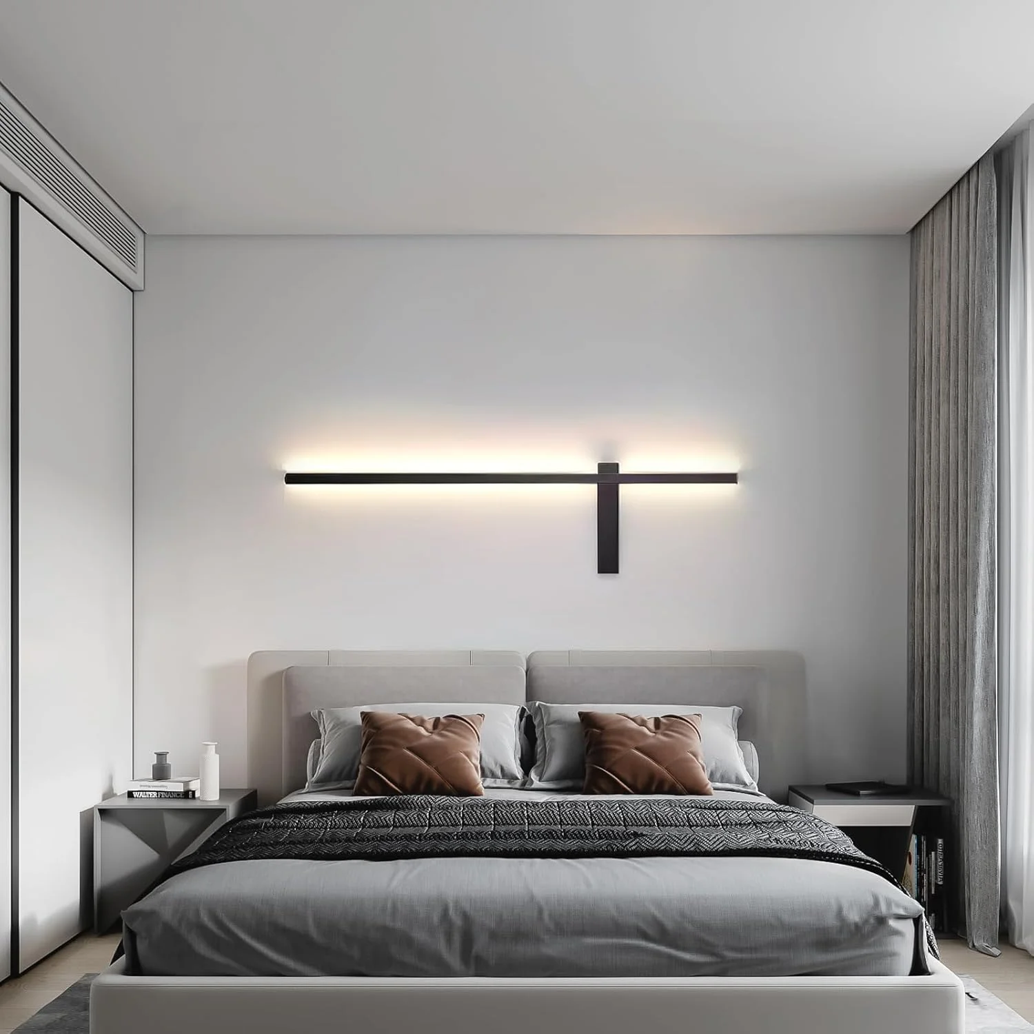 چراغ دیواری مدرن LED مینیمالیستی YATAI برای اتاق خواب، اتاق غذاخوری و کنار آینه، چراغ دیواری LED دیمر شونده داخلی، چراغ نواری بلند آلومینیومی اکریلیک (60 سانتی متر، 10 وات) چراغ دیواری مدرن LED مینیمالیستی YATAI برای اتاق خواب، اتاق غذاخوری و کنار آینه، چراغ دیواری LED دیمر شونده داخلی، چراغ نواری بلند آلومینیومی اکریلیک (60 سانتی متر، 10 وات)