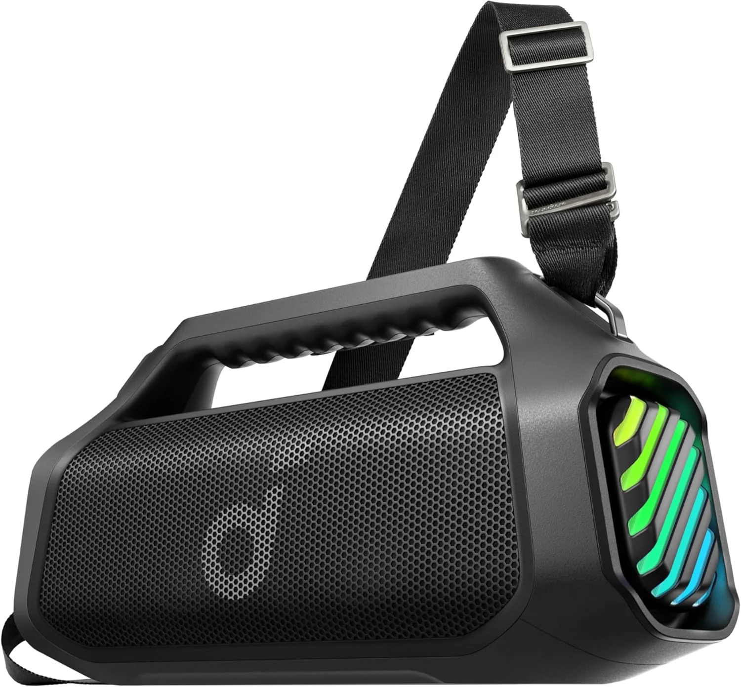 اسپیکر بلوتوثی قابل حمل soundcore Boom 2 Pro انکر، 140 وات، 2+2 کانال، BassUp 2.0، 20 ساعت پخش، شارژ سریع، IP68، نورپردازی RGB، پاوربانک، بلوتوث 5.3، مناسب فضای باز، کمپینگ و ساحل