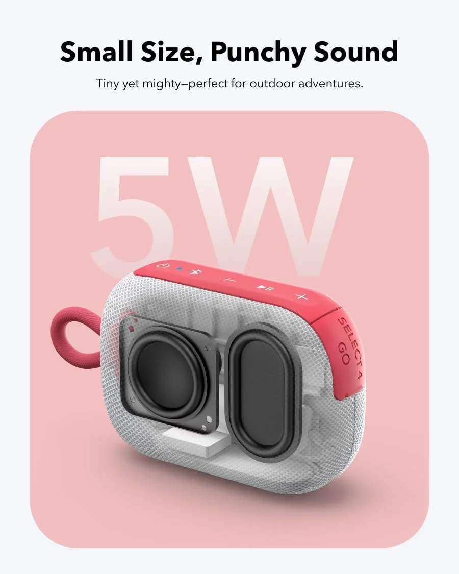 اسپیکر بلوتوثی دوش Soundcore Select 4 Go از انکر، ضد آب/ضد گرد و غبار IP67، قابل حمل، بی سیم، 20 ساعت پخش، شناور، صدای قدرتمند، لوازم الکترونیکی برای فضای باز/خانه/دفتر/مسافرت/مهمانی - قرمز اسپیکر بلوتوثی دوش Soundcore Select 4 Go از انکر، ضد آب/ضد گرد و غبار IP67، قابل حمل، بی سیم، 20 ساعت پخش، شناور، صدای قدرتمند، لوازم الکترونیکی برای فضای باز/خانه/دفتر/مسافرت/مهمانی - قرمز