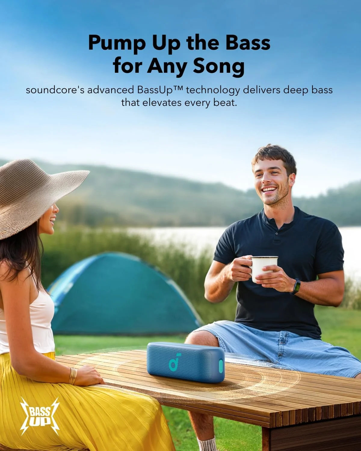 اسپیکر بلوتوثی قابل حمل soundcore Select 2S با صدای استریو 20 واتی، فناوری BassUp™، پخش 16 ساعته، اتصال استریو بی سیم و محافظت در برابر آب IPX7 برای پیاده روی و ماجراجویی در فضای باز (آبی) اسپیکر بلوتوثی قابل حمل soundcore Select 2S با صدای استریو 20 واتی، فناوری BassUp™، پخش 16 ساعته، اتصال استریو بی سیم و محافظت در برابر آب IPX7 برای پیاده روی و ماجراجویی در فضای باز (آبی)