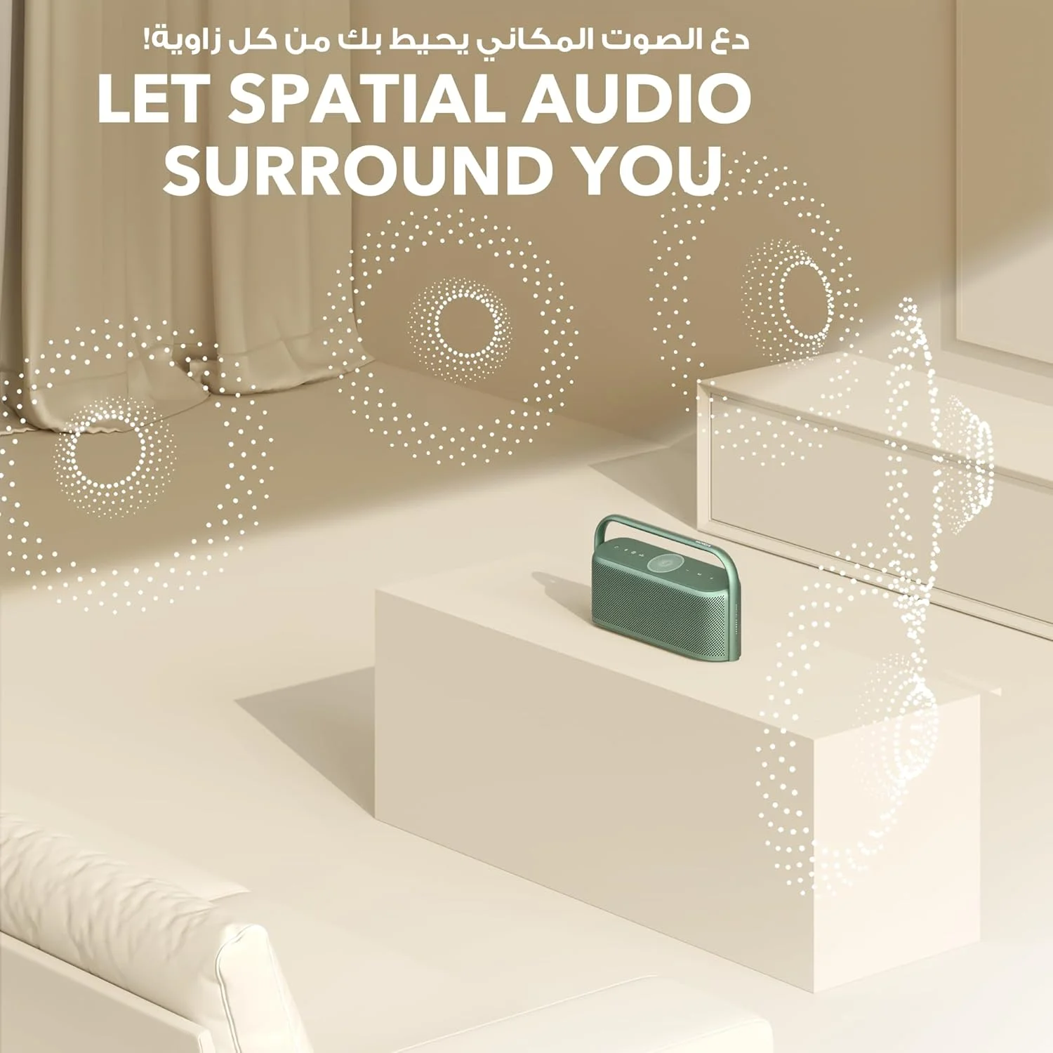 اسپیکر بلوتوثی قابل حمل Soundcore Motion X600 با صدای فضایی Hi-Res بی سیم اسپیکر بلوتوثی قابل حمل Soundcore Motion X600 با صدای فضایی Hi-Res بی سیم