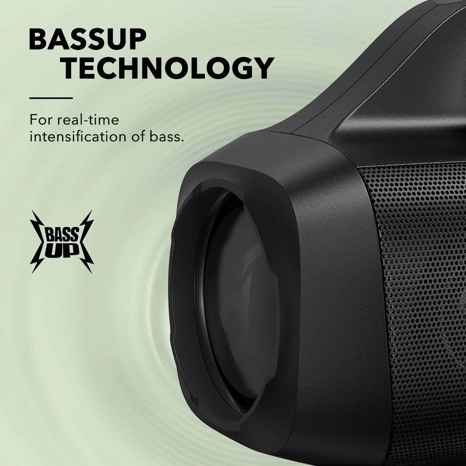 اسپیکر بلوتوثی قابل حمل soundcore Anker Motion Boom با درایورهای تیتانیومی، فناوری BassUp، استاندارد IPX7 مقاوم در برابر آب، باتری 24 ساعته، ایده آل برای فضای باز، باغ، ساحل اسپیکر بلوتوثی قابل حمل soundcore Anker Motion Boom با درایورهای تیتانیومی، فناوری BassUp، استاندارد IPX7 مقاوم در برابر آب، باتری 24 ساعته، ایده آل برای فضای باز، باغ، ساحل