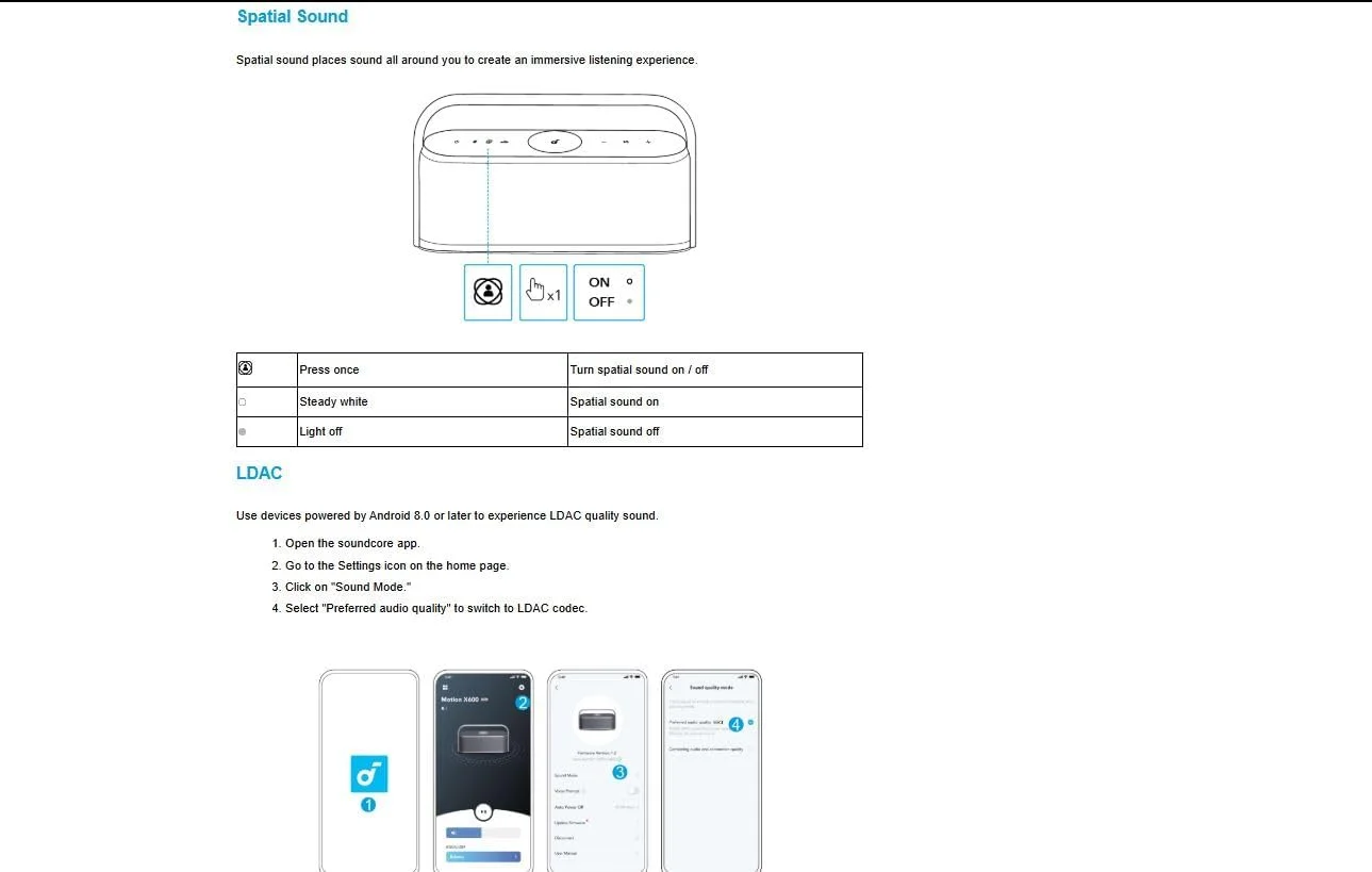 اسپیکر بلوتوثی قابل حمل Soundcore Motion X600 با صدای فضایی Hi-Res بی سیم اسپیکر بلوتوثی قابل حمل Soundcore Motion X600 با صدای فضایی Hi-Res بی سیم