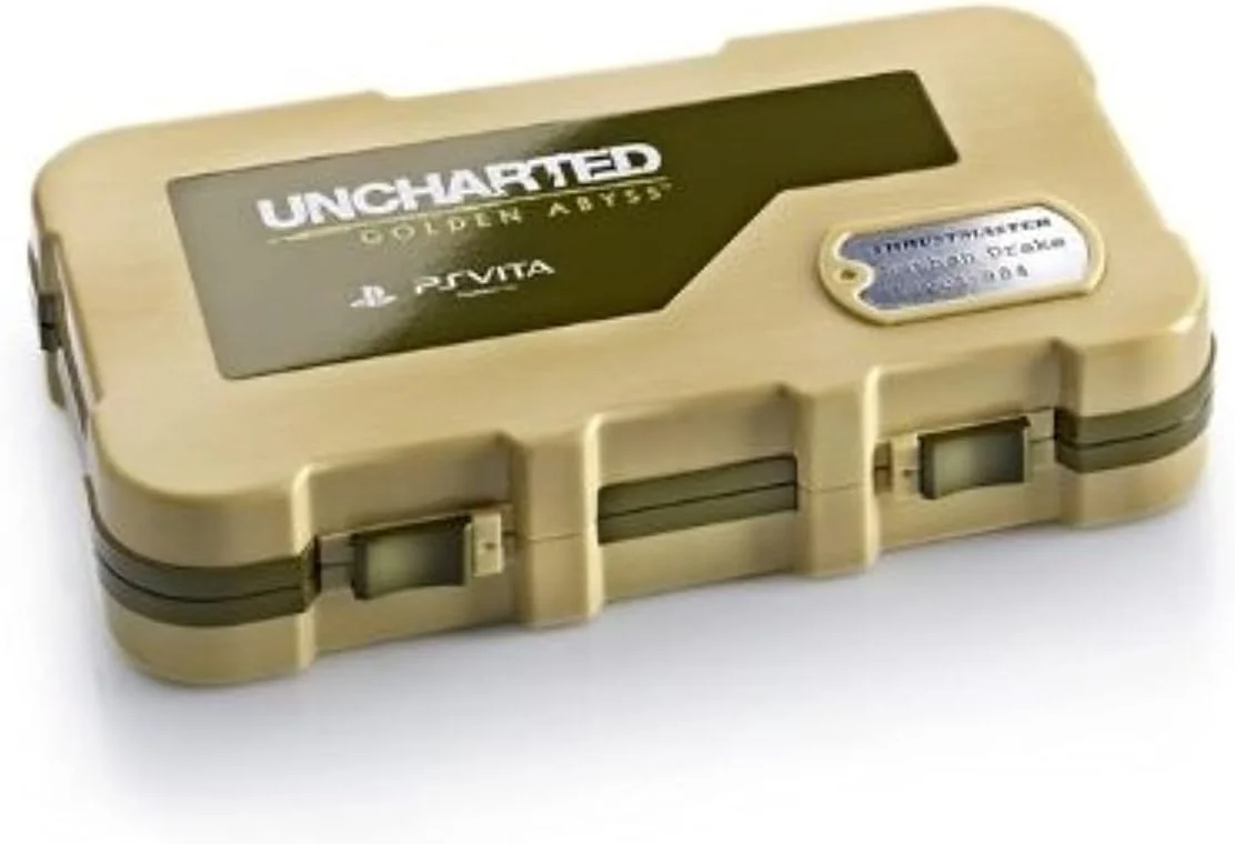 کیف محافظ قهوه ای رنگ Thrustmaster 4160532 نسخه Uncharted EU (پلی استیشن ویتا)