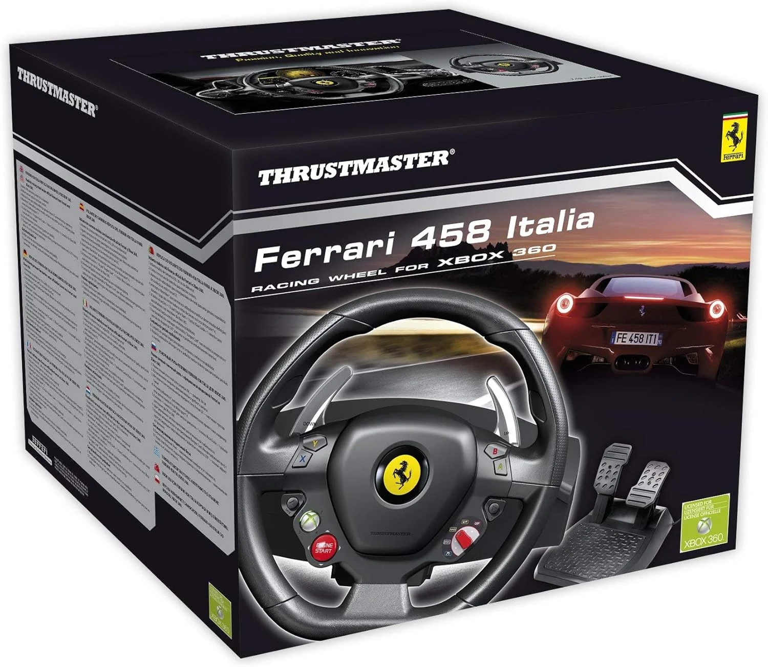 فرمان مسابقه Thrustmaster Ferrari 458 Italia (ایکس باکس 360 / کامپیوتر)