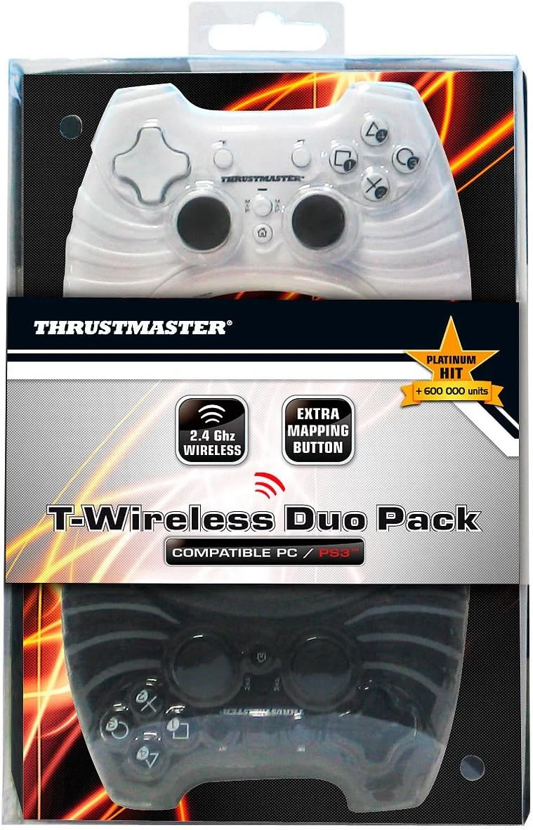 دسته بازی Thrustmaster 4160530 PlayStation3 PC T-Wireless Duo Pack (PS3) دسته بازی Thrustmaster 4160530 PlayStation3 PC T-Wireless Duo Pack (PS3)