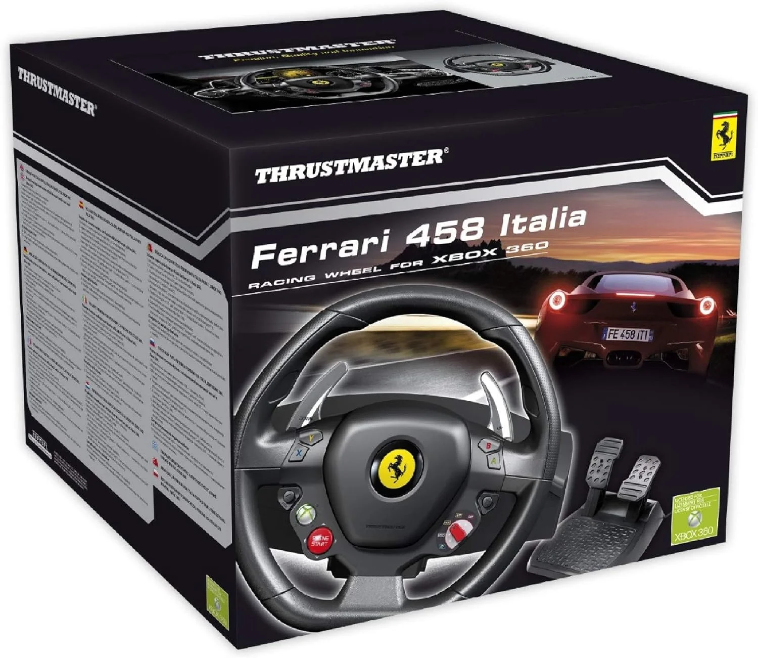 فرمان مسابقه Thrustmaster Ferrari 458 Italia (ایکس باکس 360 / کامپیوتر) فرمان مسابقه Thrustmaster Ferrari 458 Italia (ایکس باکس 360 / کامپیوتر)