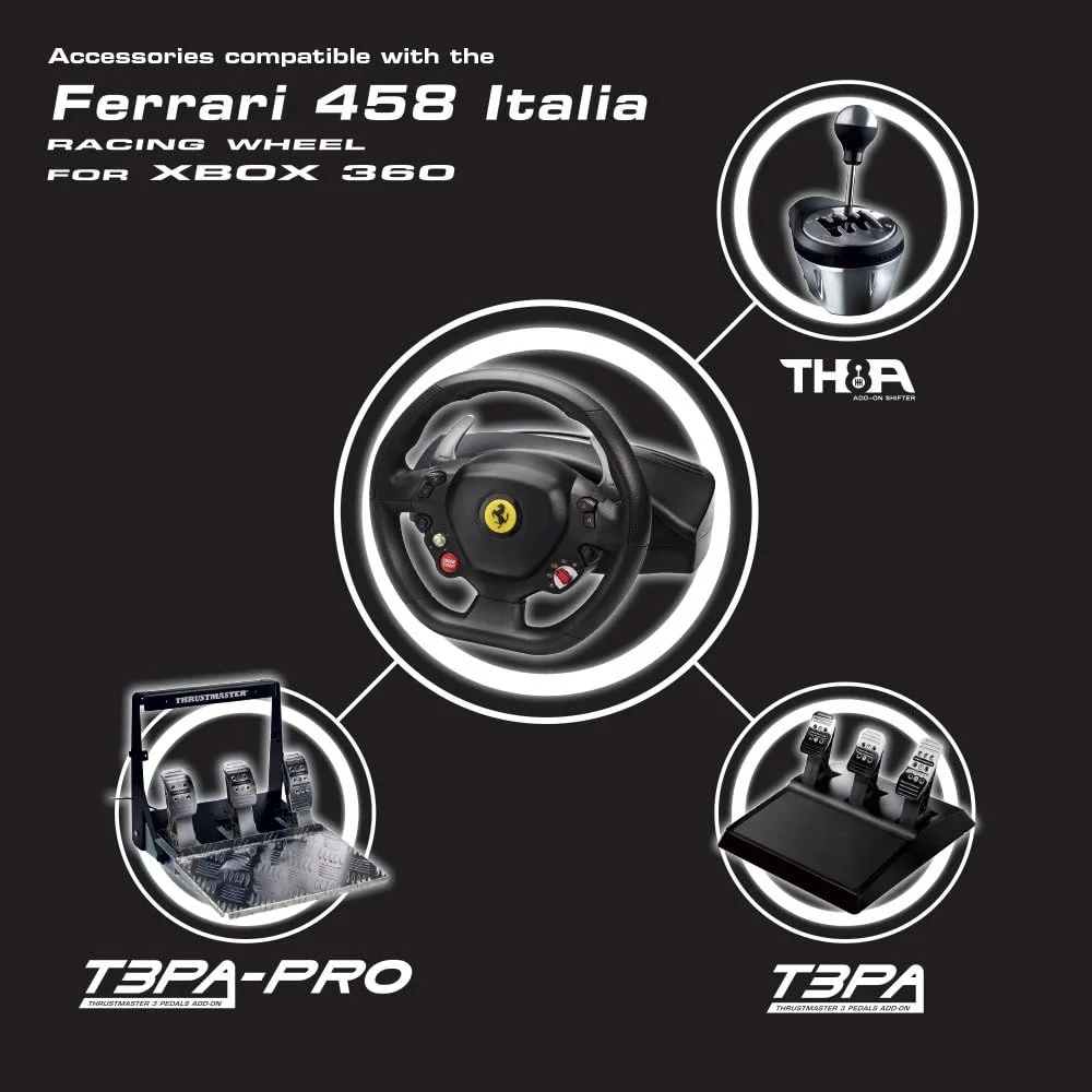 فرمان مسابقه Thrustmaster Ferrari 458 Italia (PC / Xbox 360) فرمان مسابقه Thrustmaster Ferrari 458 Italia (PC / Xbox 360)