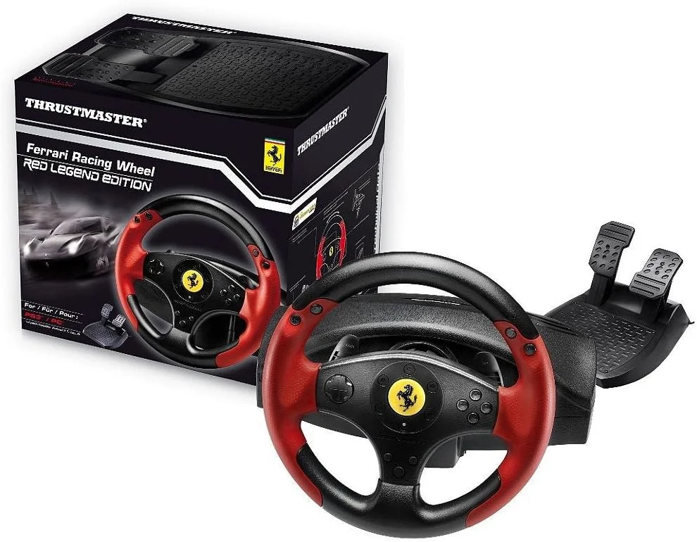 فرمان مسابقه Thrustmaster Ferrari Racing Wheel Red Legend Edition (PC / PS3) فرمان مسابقه Thrustmaster Ferrari Racing Wheel Red Legend Edition (PC / PS3)