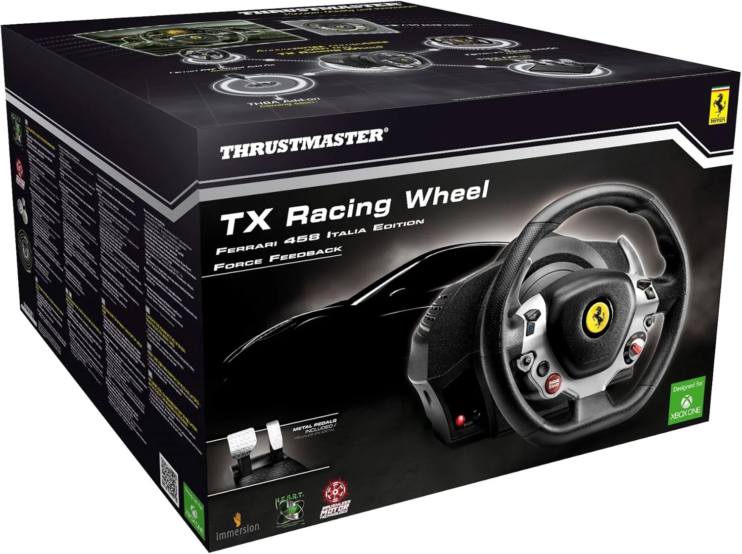 فرمان مسابقه Thrustmaster TX Ferrari 458 Italia Edition (XB1 / PC) فرمان مسابقه Thrustmaster TX Ferrari 458 Italia Edition (XB1 / PC)