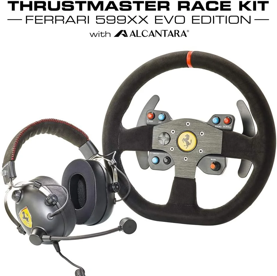 باندل مسابقه ای آلکانترا فراری Thrustmaster (PS4, XBOX Series X/S, One, PC)