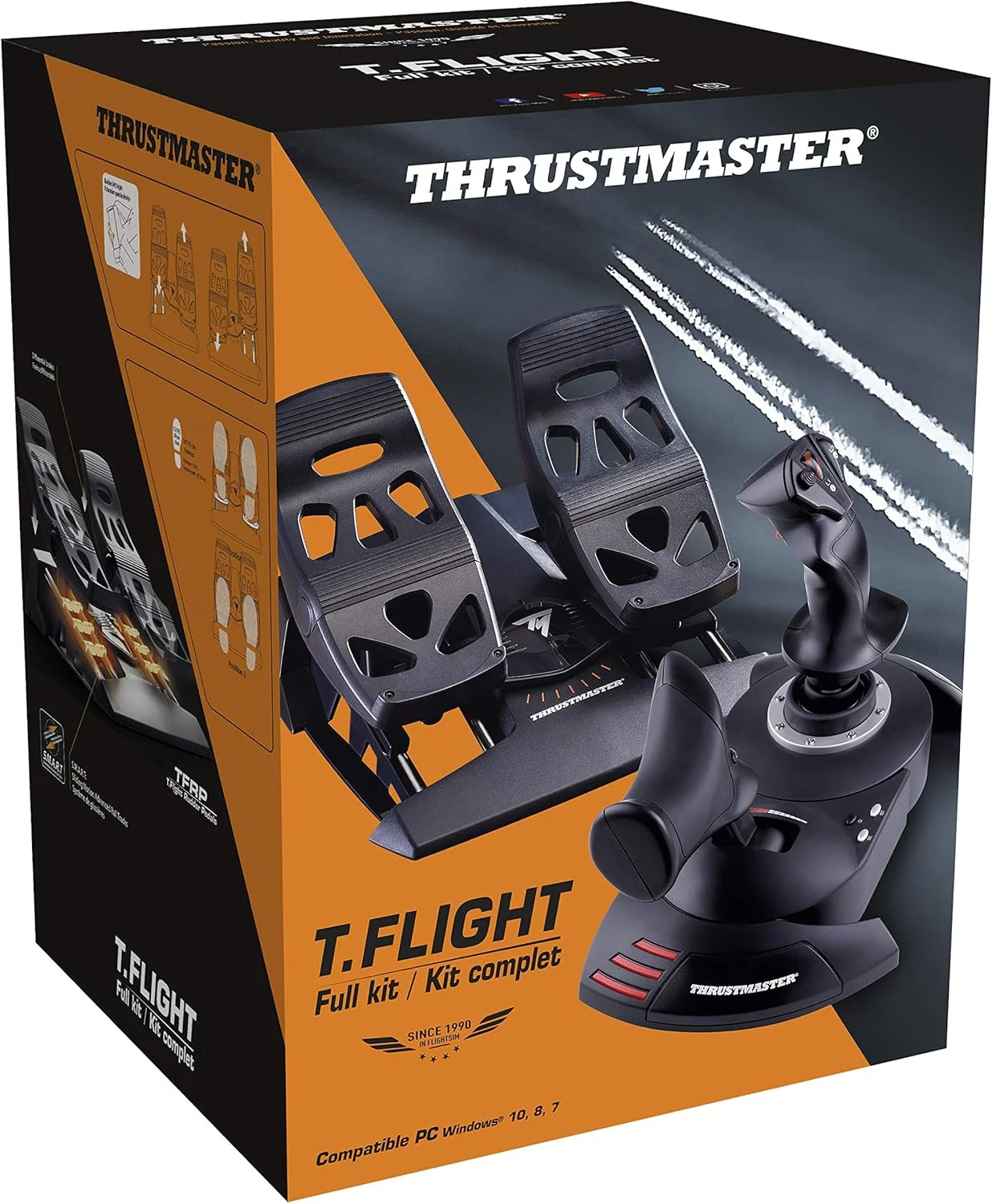 ست کامل Thrustmaster T.Flight (سیستم Hotas به همراه پدال، PC) ست کامل Thrustmaster T.Flight (سیستم Hotas به همراه پدال، PC)