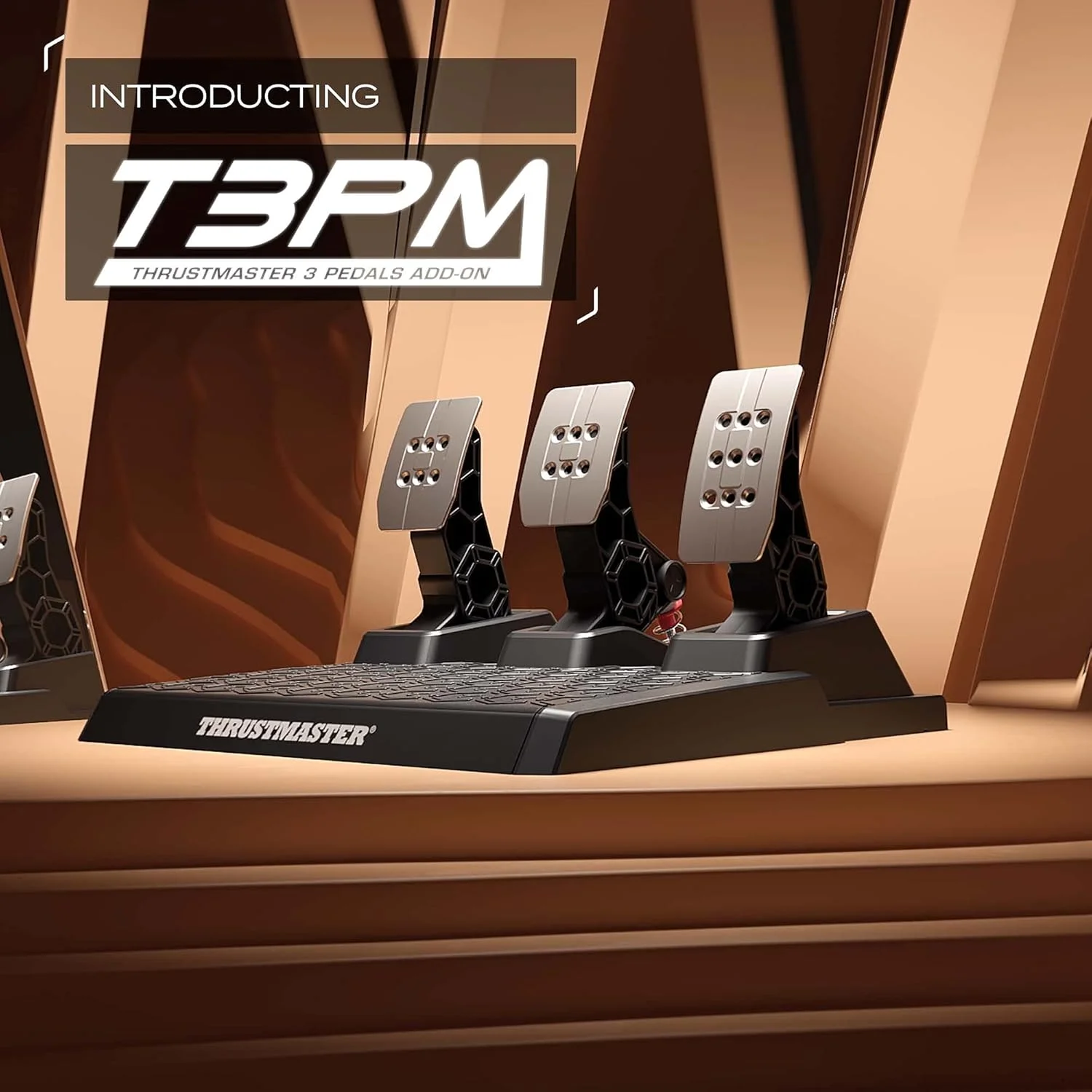 پدال سیمریسینگ Thrustmaster T-3Pm (PS5, PS4, Xbox Series X/S, One و PC) دارای 4 حالت فشار، سرهای پدال 100% فلزی، پایه وزندار پدال سیمریسینگ Thrustmaster T-3Pm (PS5, PS4, Xbox Series X/S, One و PC) دارای 4 حالت فشار، سرهای پدال 100% فلزی، پایه وزندار