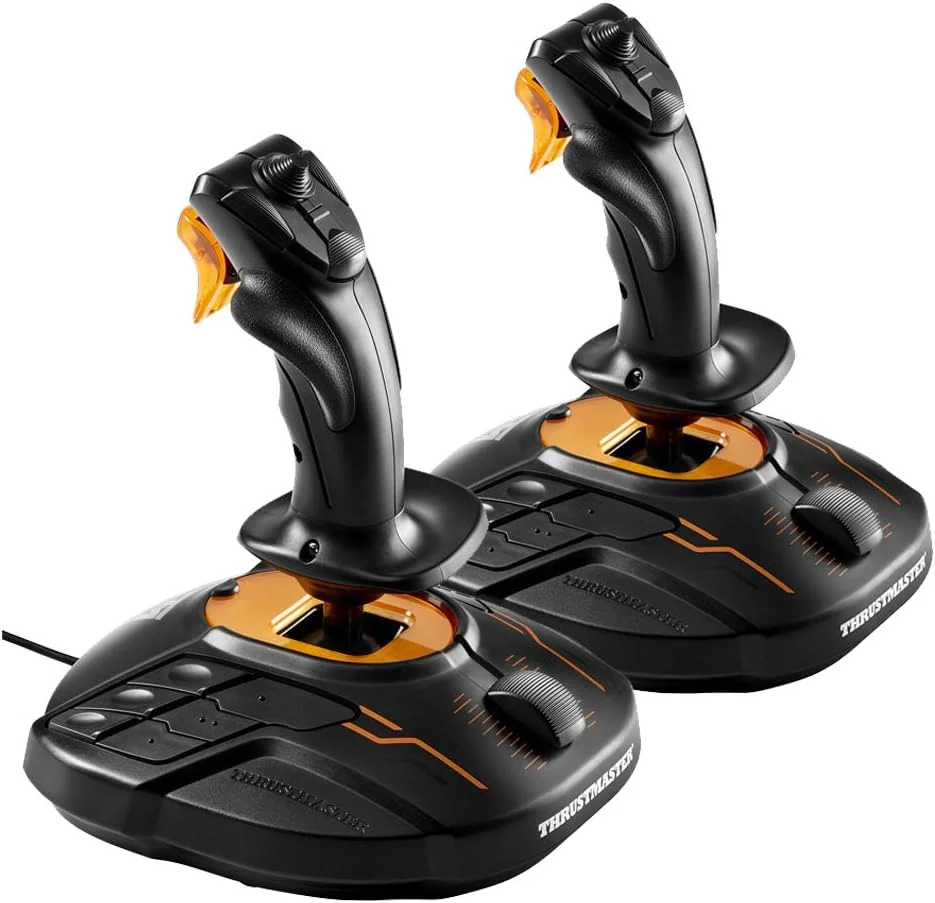 جفت جوی استیک شبیه ساز فضایی Thrustmaster T.16000M FCS (PC) - مشکی - 32 دکمه عملکرد - USB - جوی استیک - استیک پرواز - سازگار با PC جفت جوی استیک شبیه ساز فضایی Thrustmaster T.16000M FCS (PC) - مشکی - 32 دکمه عملکرد - USB - جوی استیک - استیک پرواز - سازگار با PC