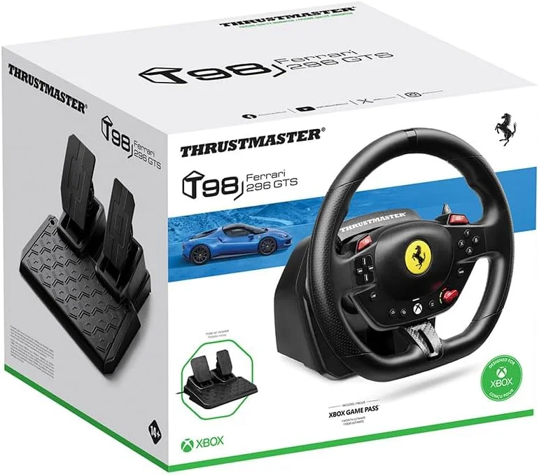 Thrustmaster T98 Ferrari 296 GTS, Racing Wheel for Xbox, PC Thrustmaster T98 Ferrari 296 GTS, Racing Wheel for Xbox, PC