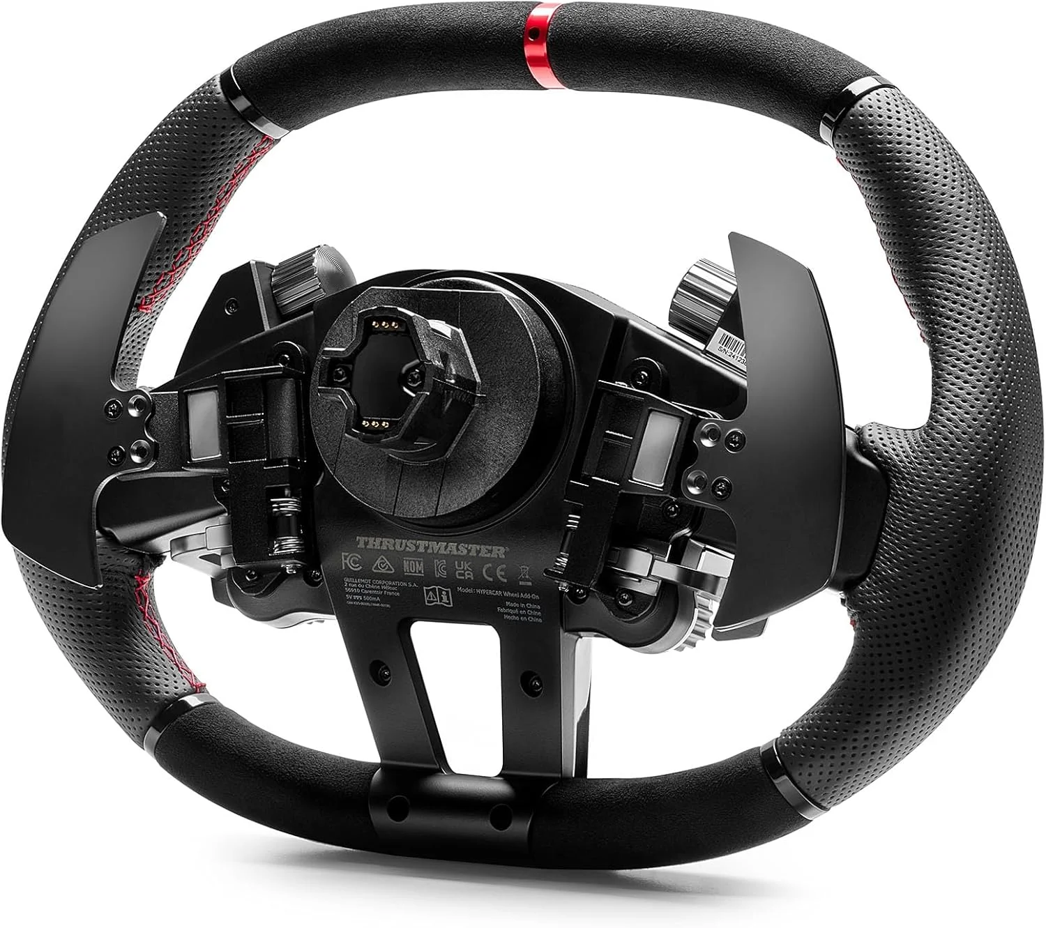 افزونه فرمان مسابقه ای Thrustmaster Hyper Car، ارگونومیک، روکش چرم و آلکانترا، سازگار با پایه های T818 و T598 تراست مستر - سازگار با PS5، PS4 و PC