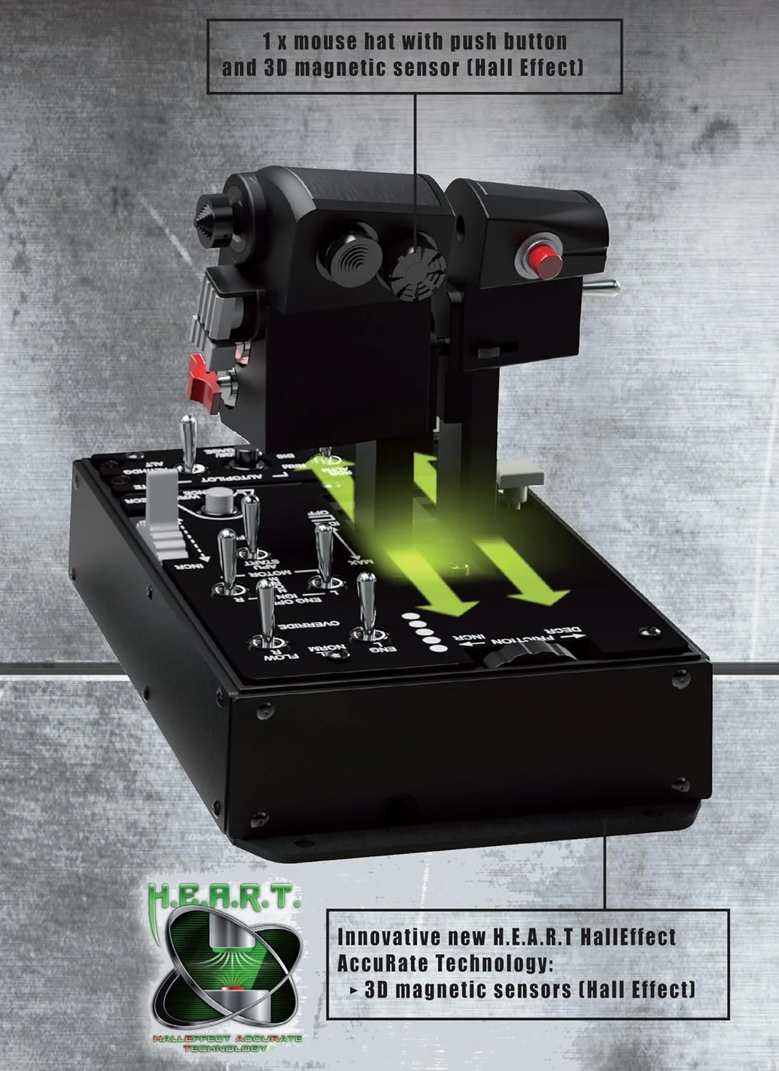 دسته دوتایی گاز Thrustmaster HOTAS Warthog برای کامپیوتر دسته دوتایی گاز Thrustmaster HOTAS Warthog برای کامپیوتر