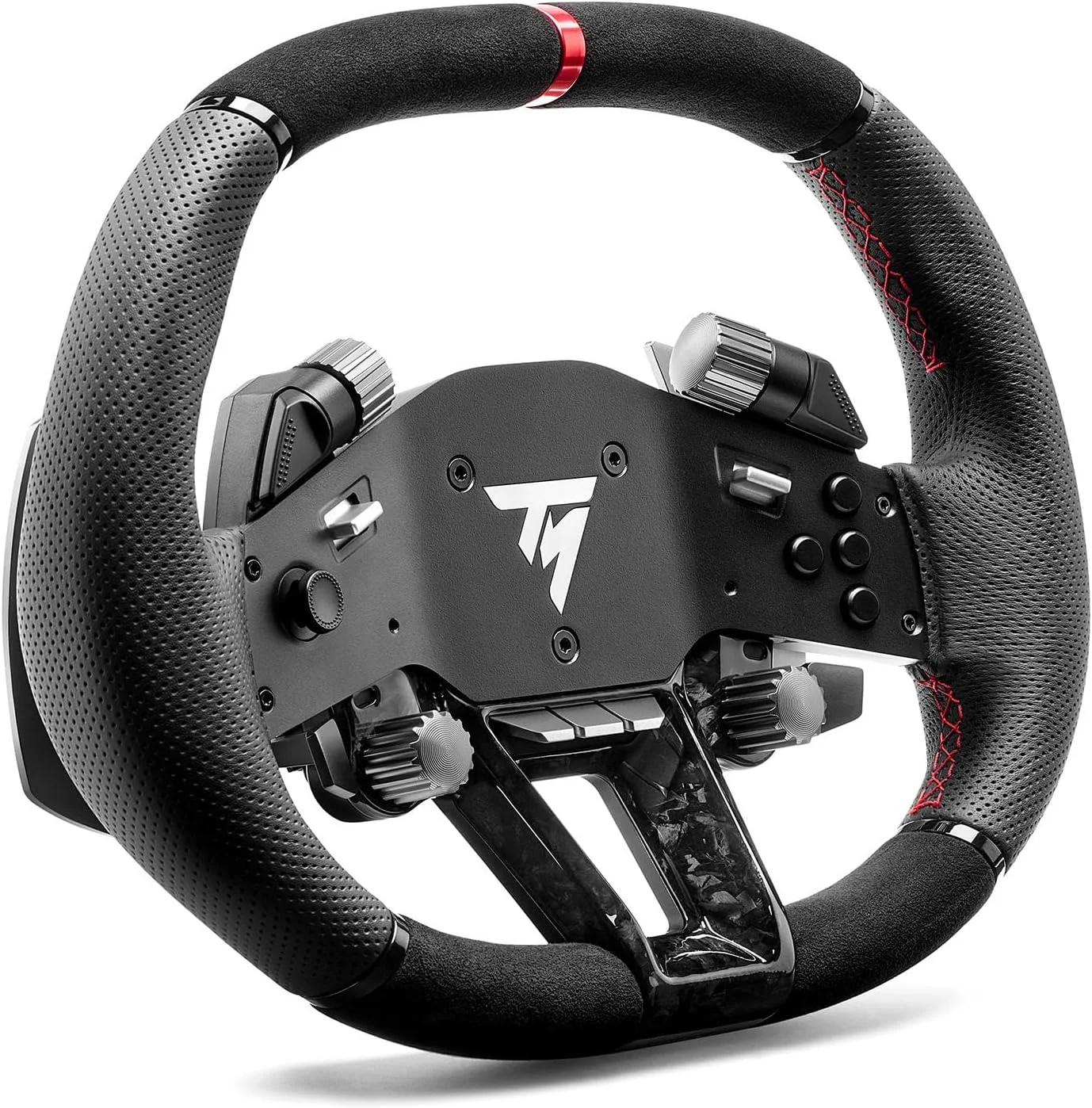 افزونه فرمان مسابقه ای Thrustmaster Hyper Car، ارگونومیک، روکش چرم و آلکانترا، سازگار با پایه های T818 و T598 تراست مستر - سازگار با PS5، PS4 و PC